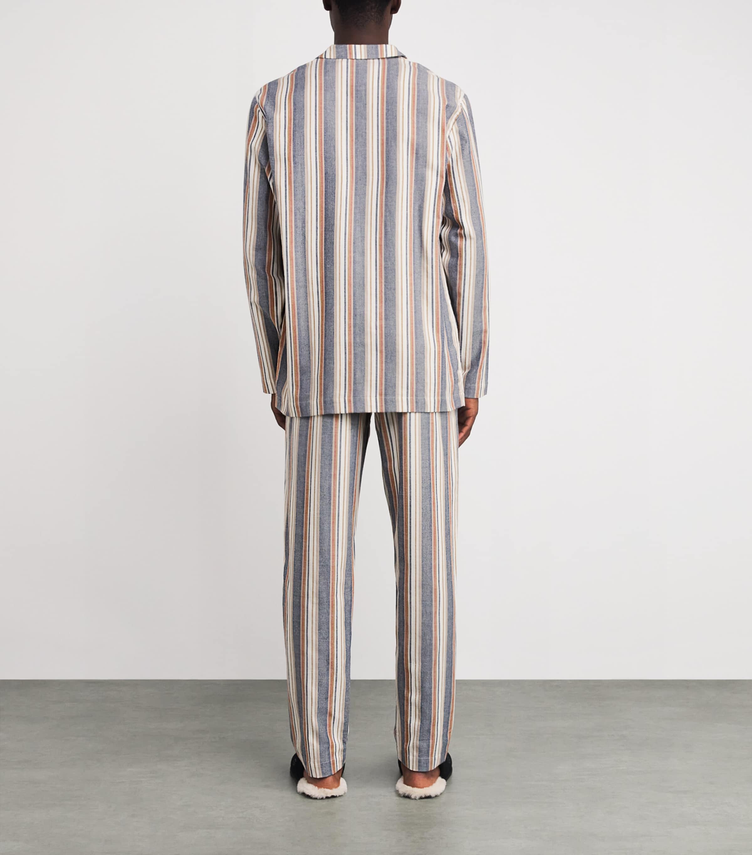 Cotton Cosy Comfort Pyjama Set 3043 REDWOOD STRIPE Image 3