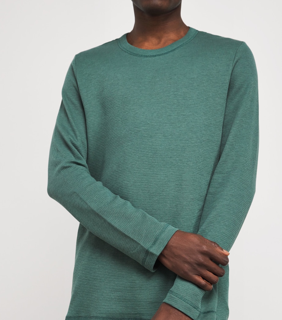 Smart Sleep Waffle Pyjama Set 2741-HERBAL TEA Image 4