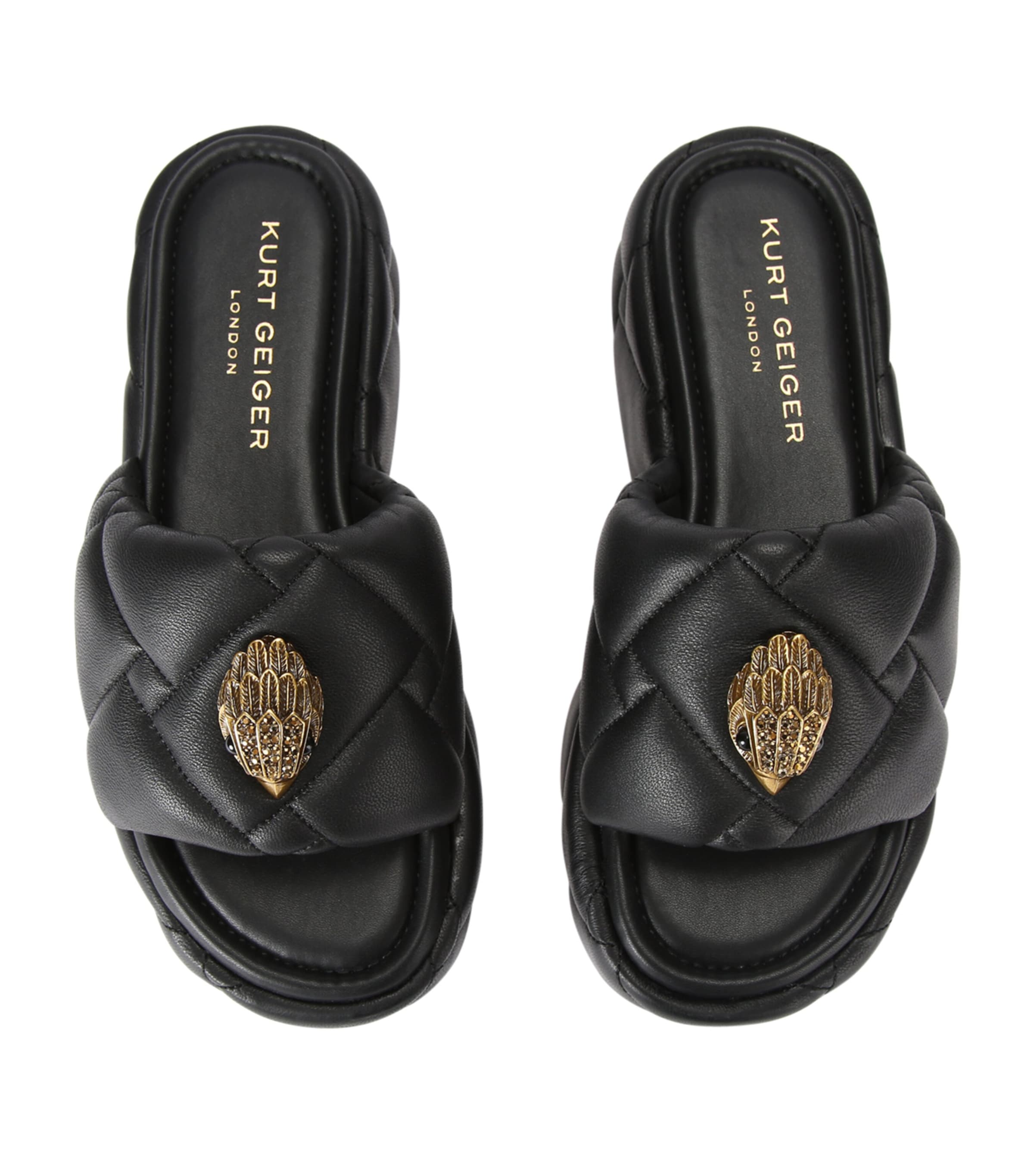 Kensington Flatform Sandals BLACK Image 4