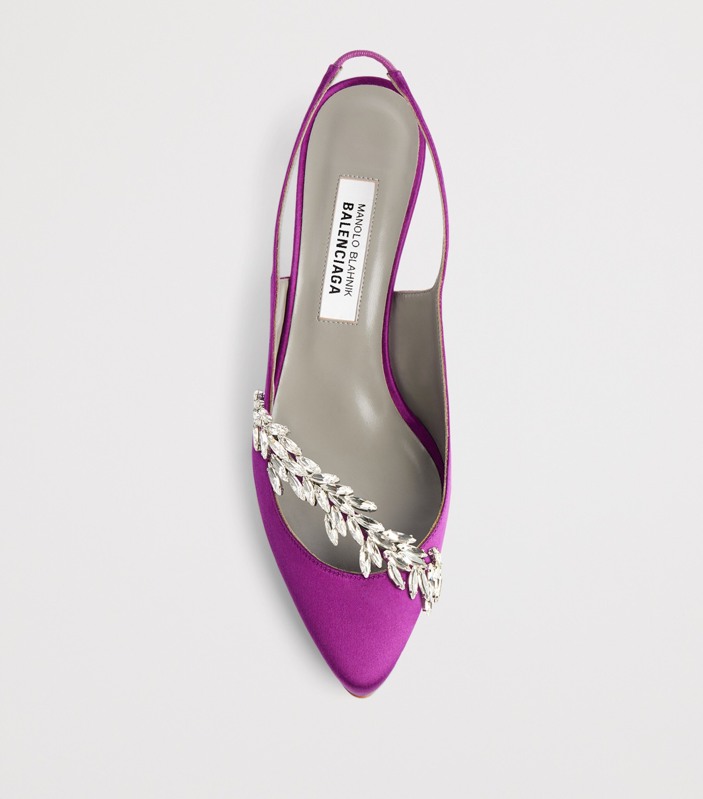 Balenciaga x Manolo Blahnik Embellished Slingback Heels 50 Image 3