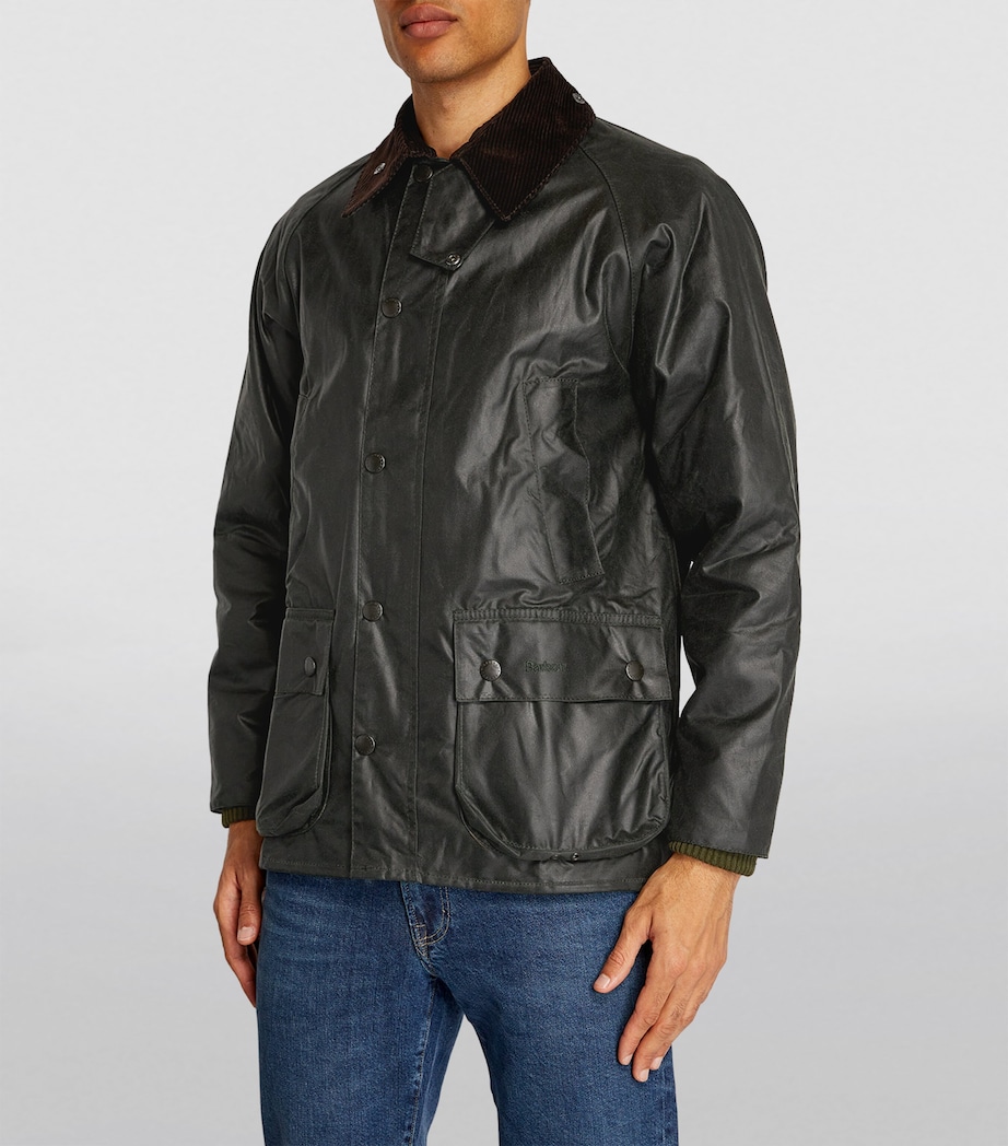 Waxed Bedale Jacket SAGE Image 3