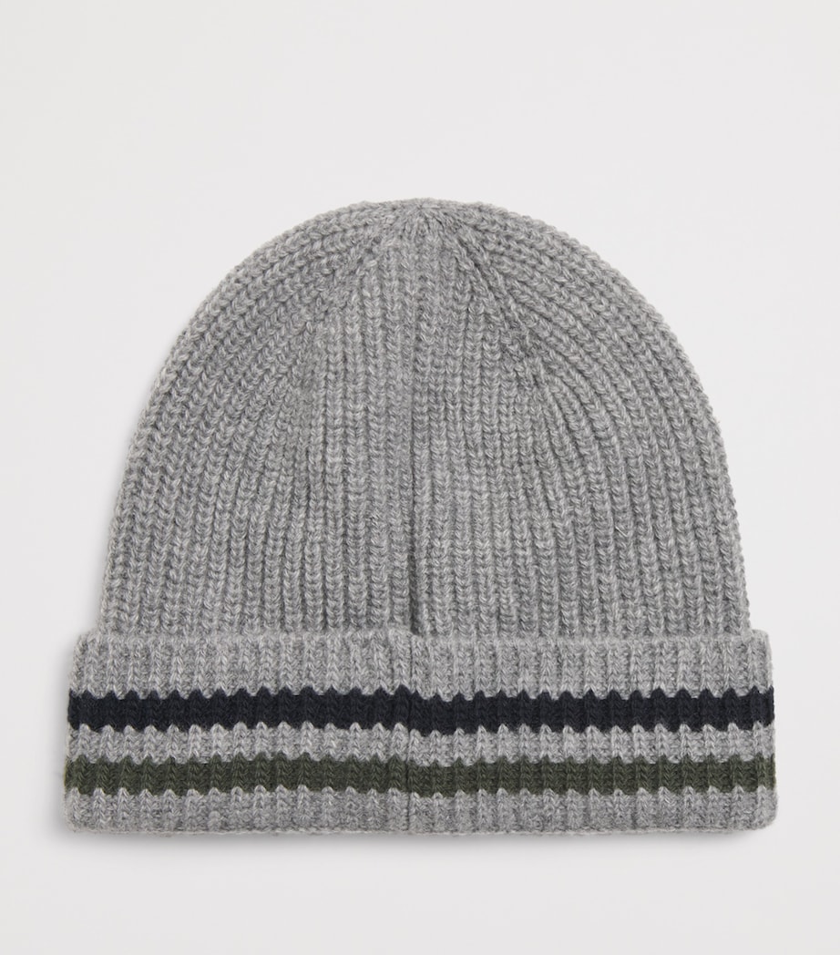 Virgin Wool Logo Patch Beanie 912 Image 2