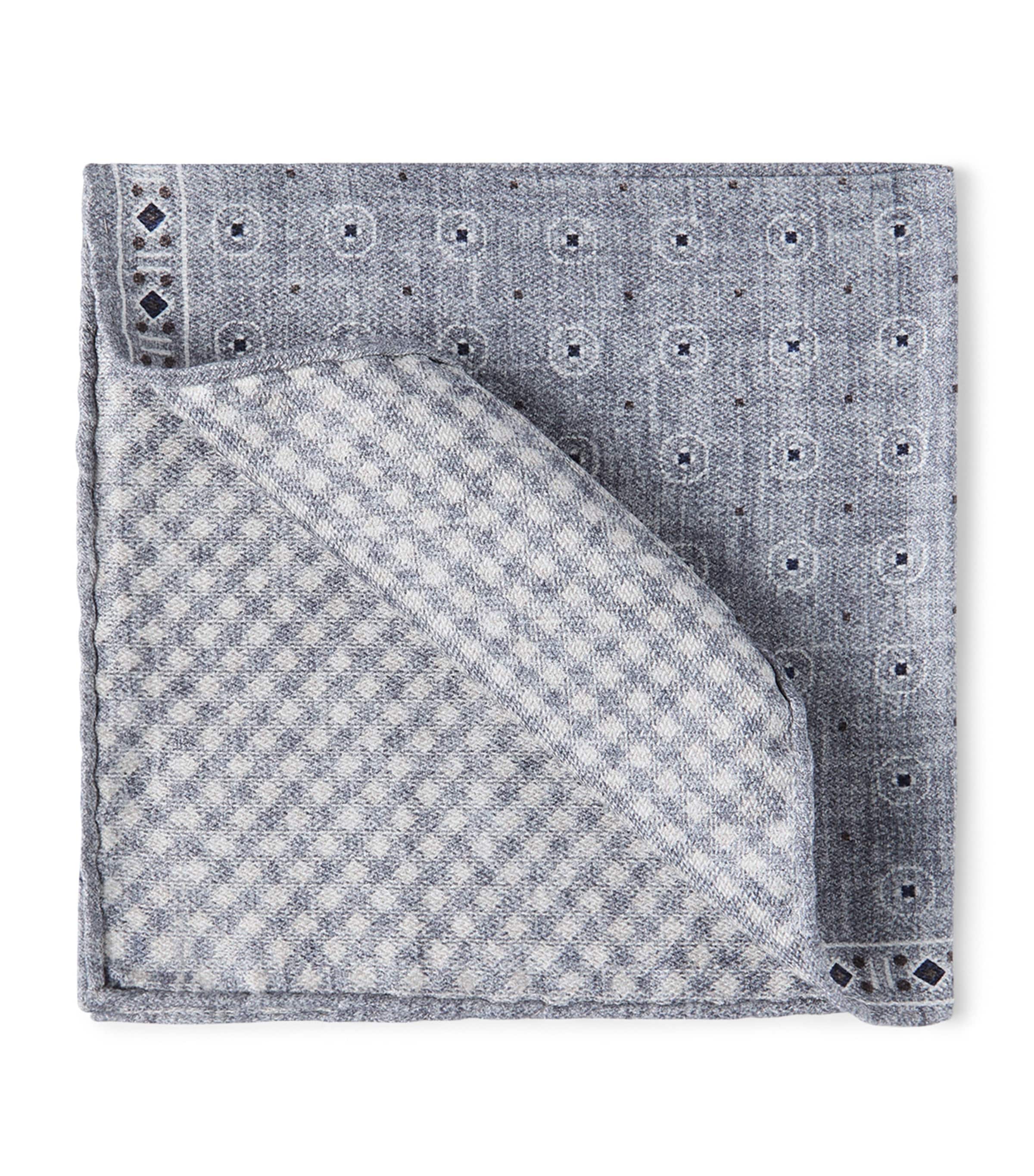 Silk Patterned Pocket Square CPT68 Image 1