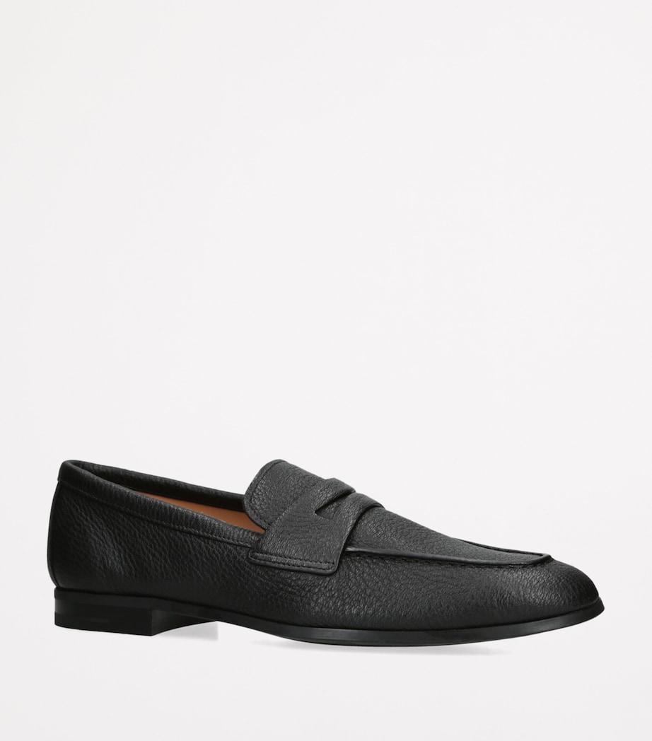 Church's Leather Milton Penny Loafers Black Image 3