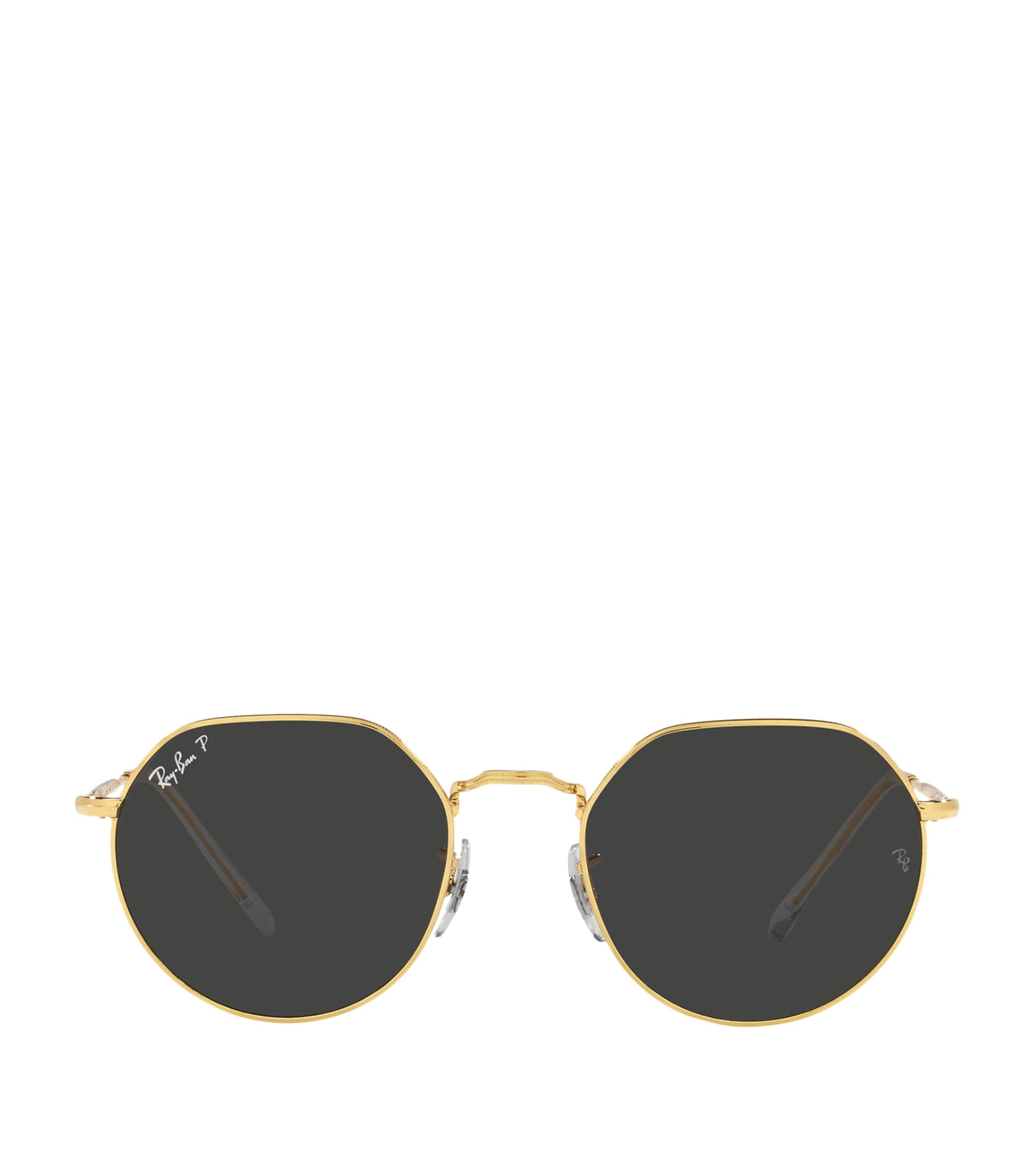 Ray Ban Jack Sunglasses In Gold
