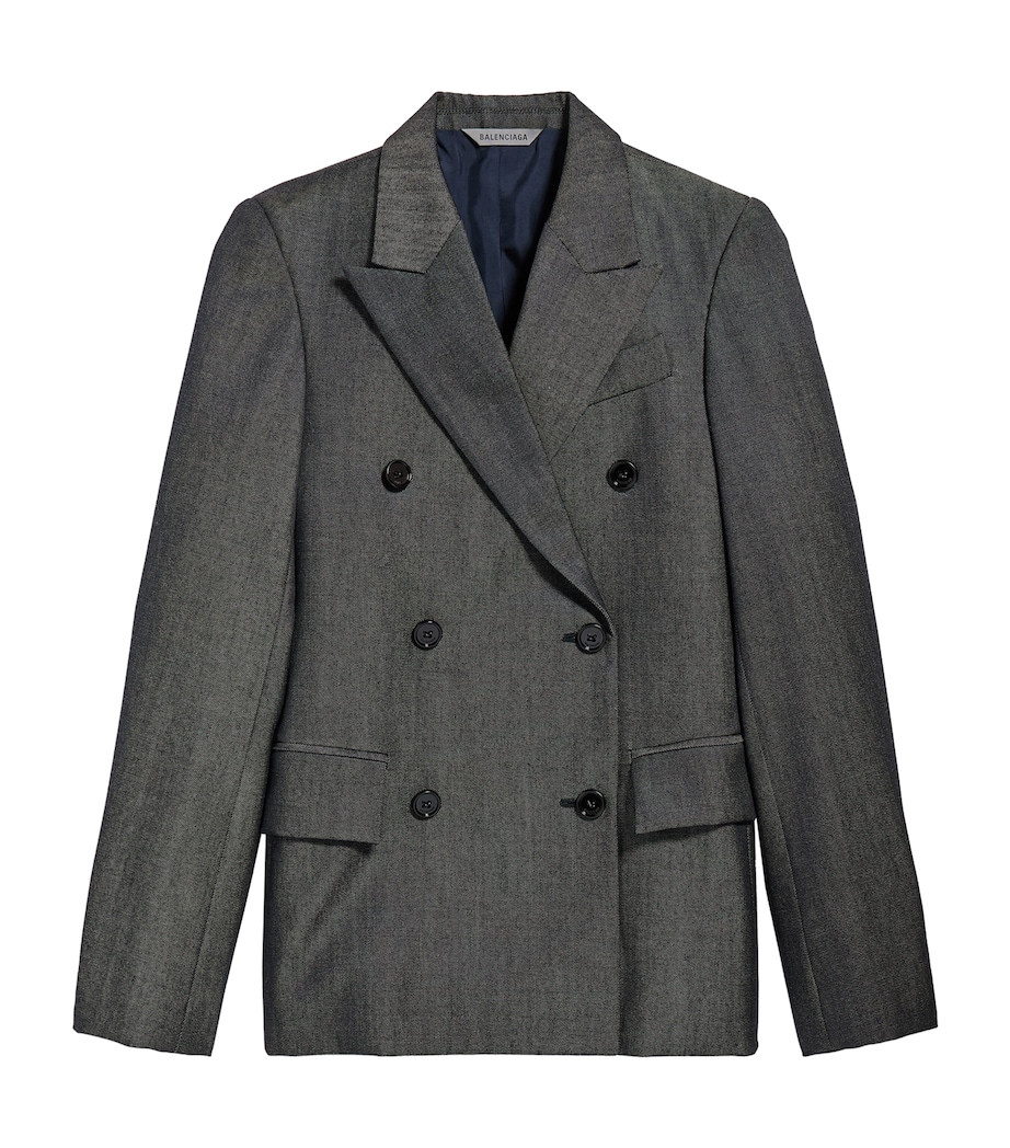 Balenciaga Womens Wool Twill Blazer Image 1