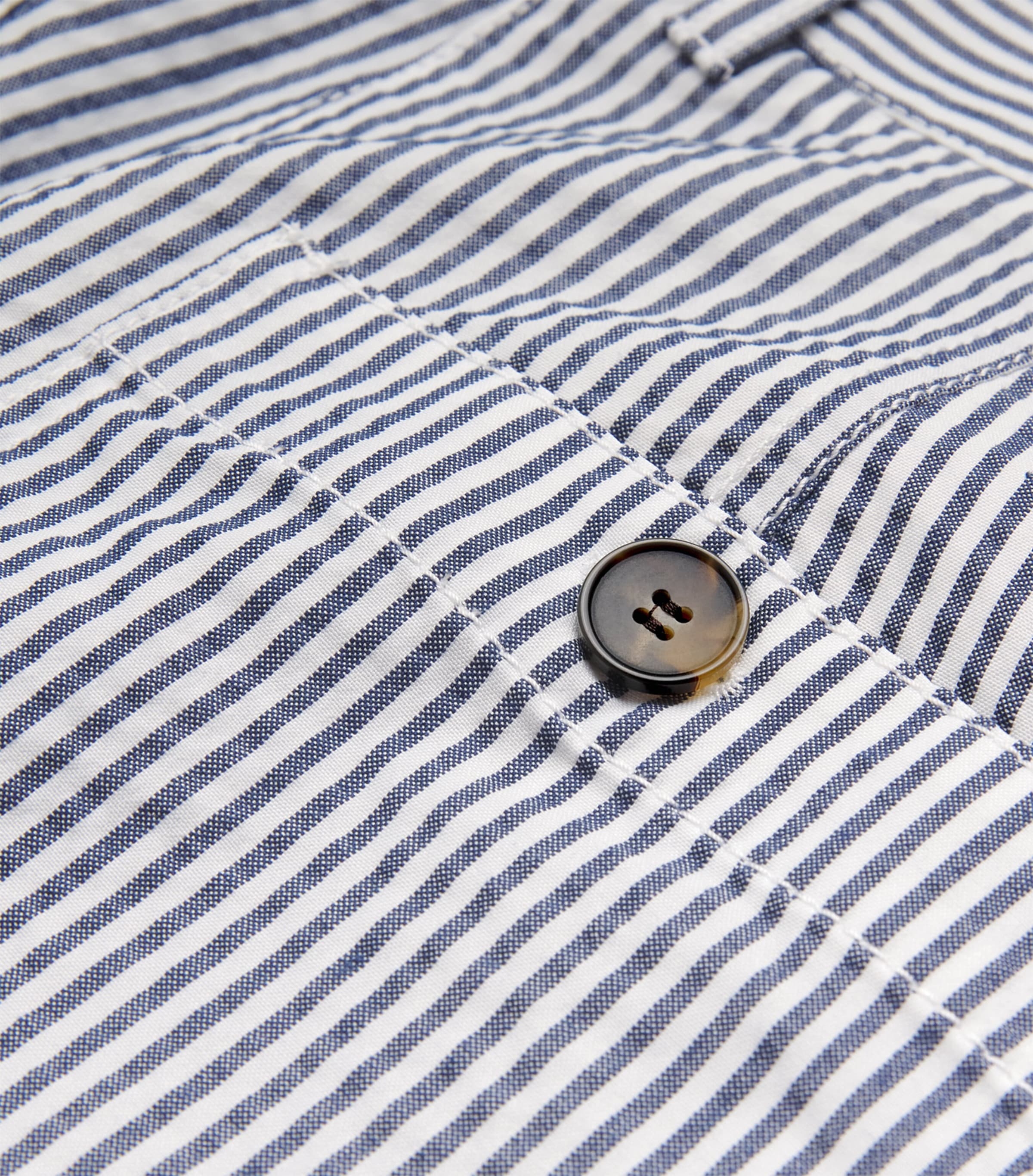 Stripe Wide-Leg Trousers NAVY/WHITE Image 5