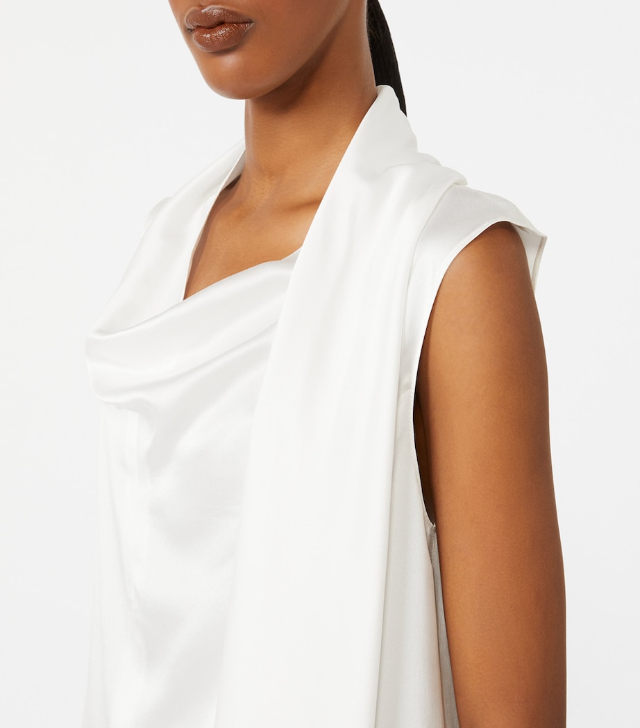 Silk Dry Blouse WHITE Image 5