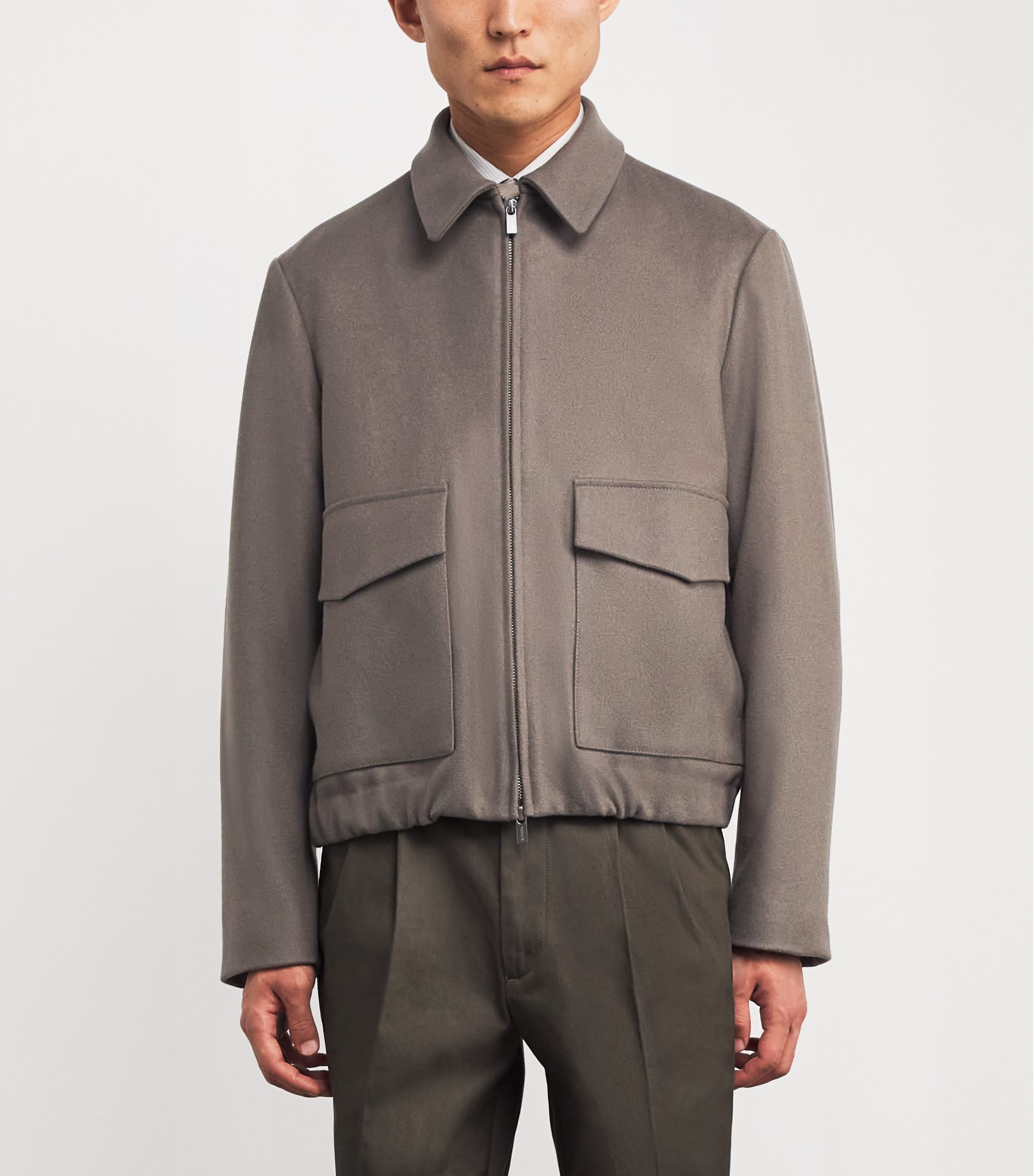 Wool-Blend Army Magan Jacket 260 NOCE Image 3