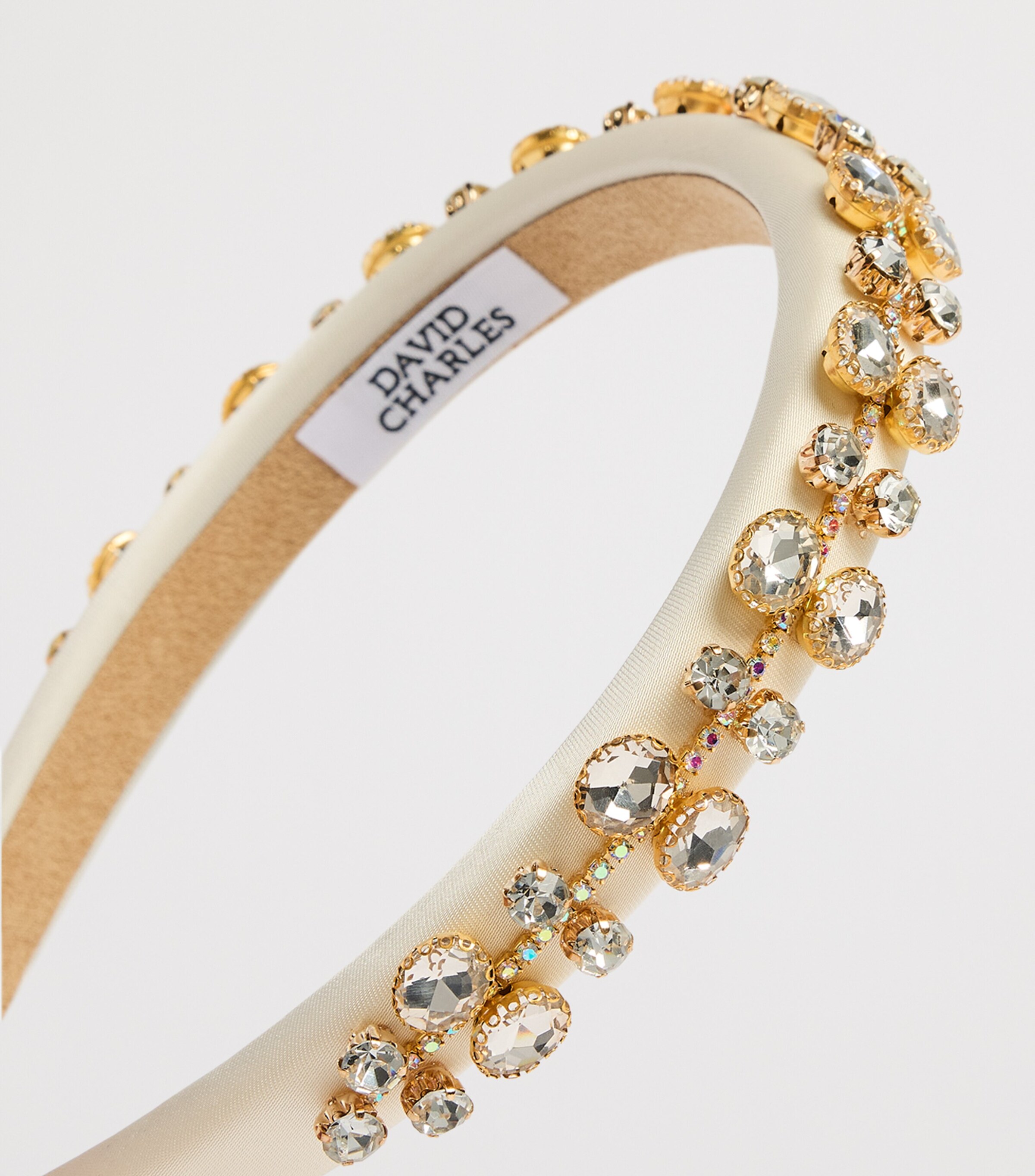David Charles Embellished Headband L Ivory Image 3