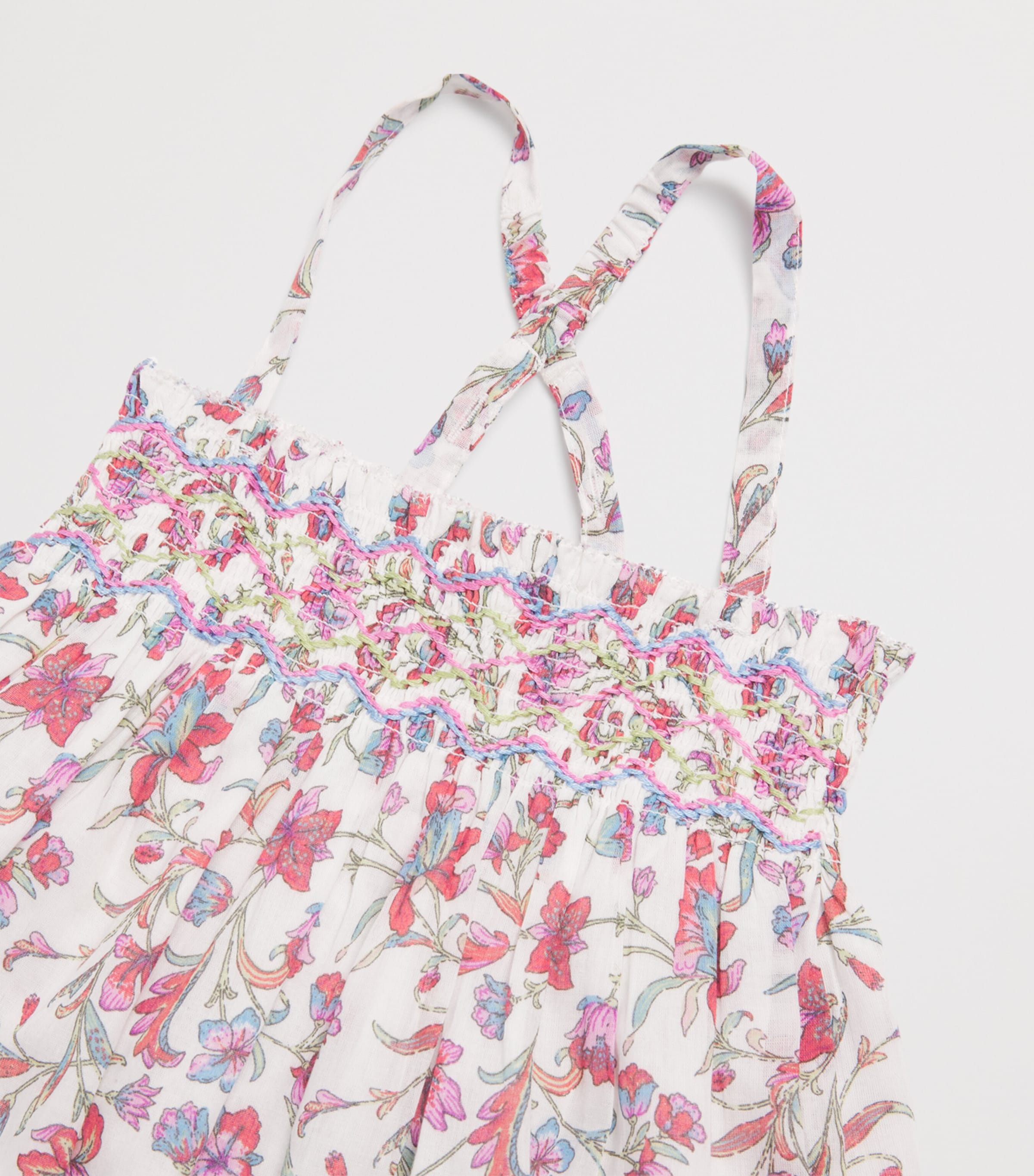 Cotton Marceline Dress (4-12 Years) CREAM FLORAL HAVEN Image 3