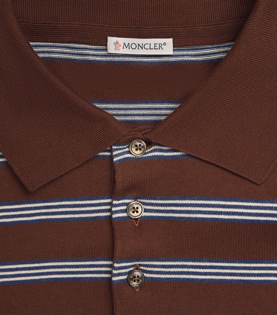 Moncler Mens Cotton Polo Shirt Image 6