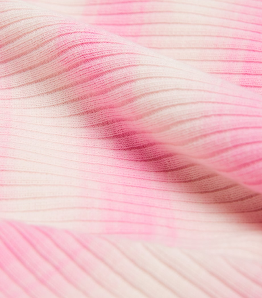 Cotton-Blend Stripe Crop Top VAR 336 BUBBLGM PINK Image 5