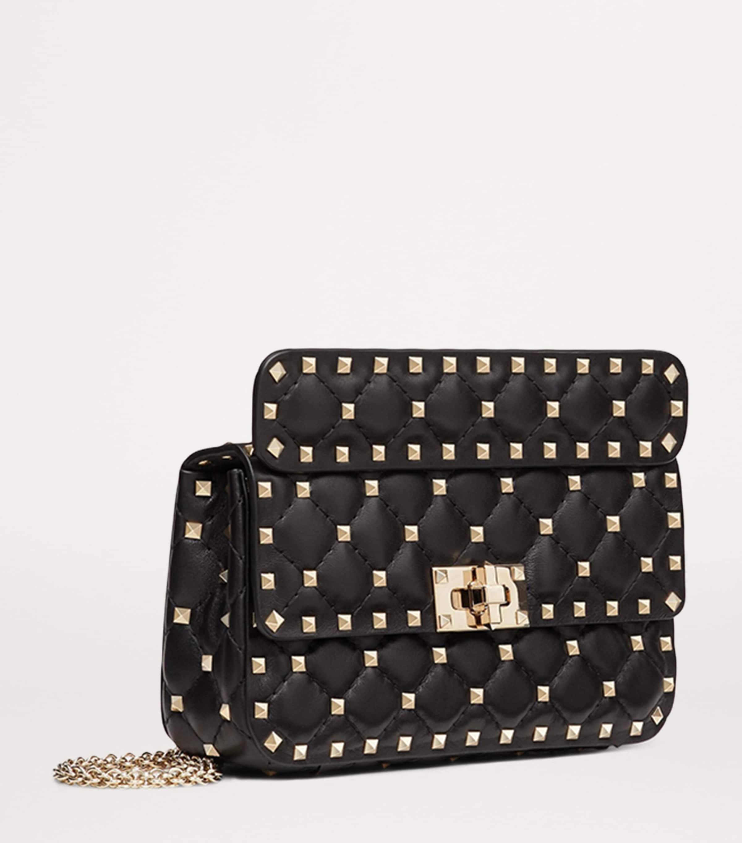 【関税＆送料込み】Valentino Garavani Rockstud Spike Should Valentino Garavani Rockstud Spike Shoulder Bag | Black