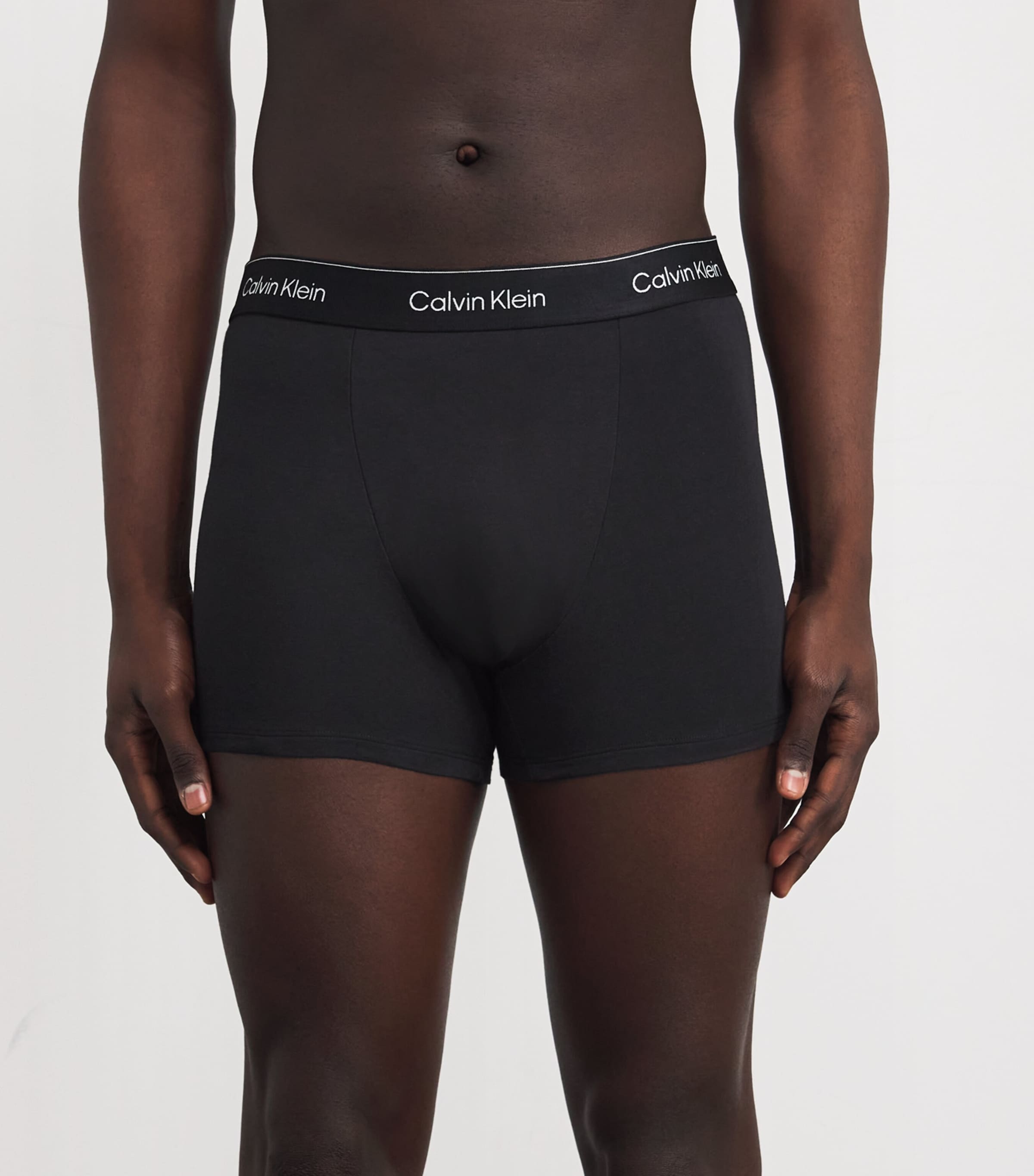 Stretch Cotton Relaxed Icon Boxers (Pack of 3) 0FDBLACK W/ DTM WB/ Image 2