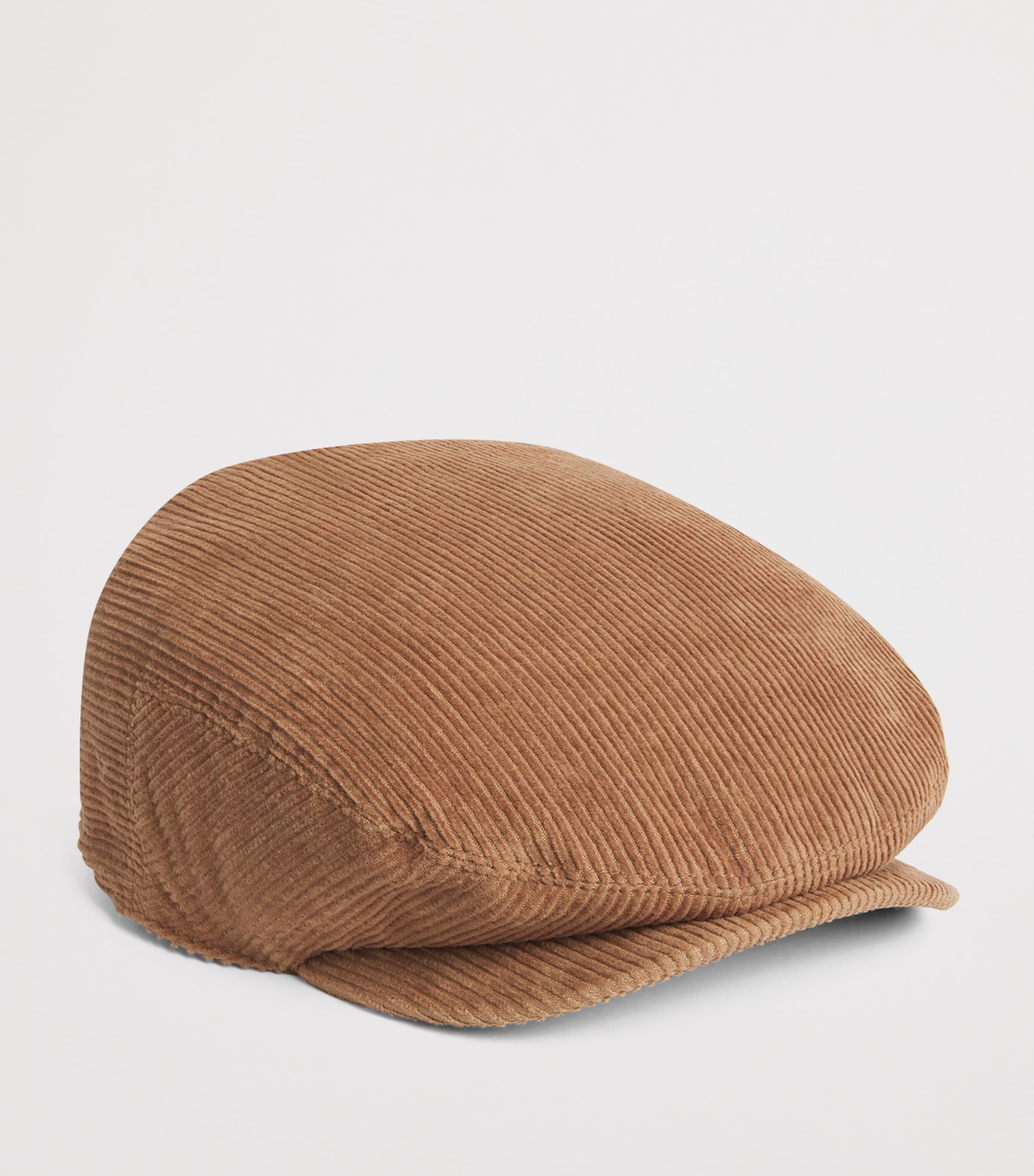 Corduroy Flat Cap BROWN Image 3