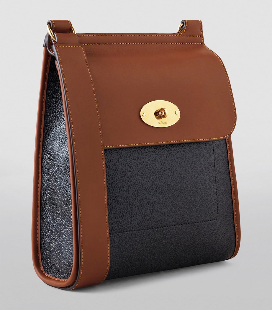 Small Antony Bag BLACK-COGNAC Image 2