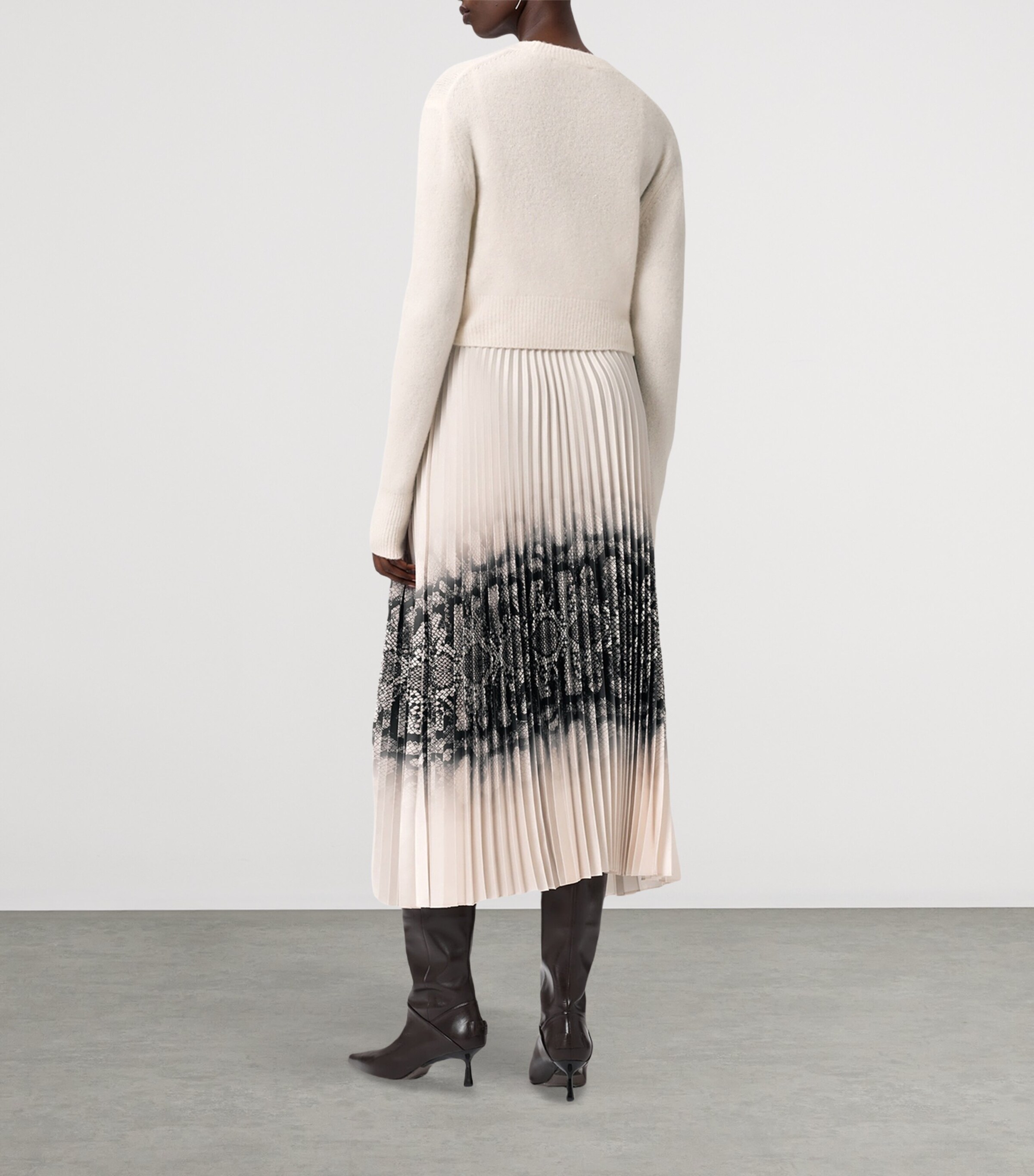 2-In-1 Curtis Midi Dress CHALK WHITE Image 6