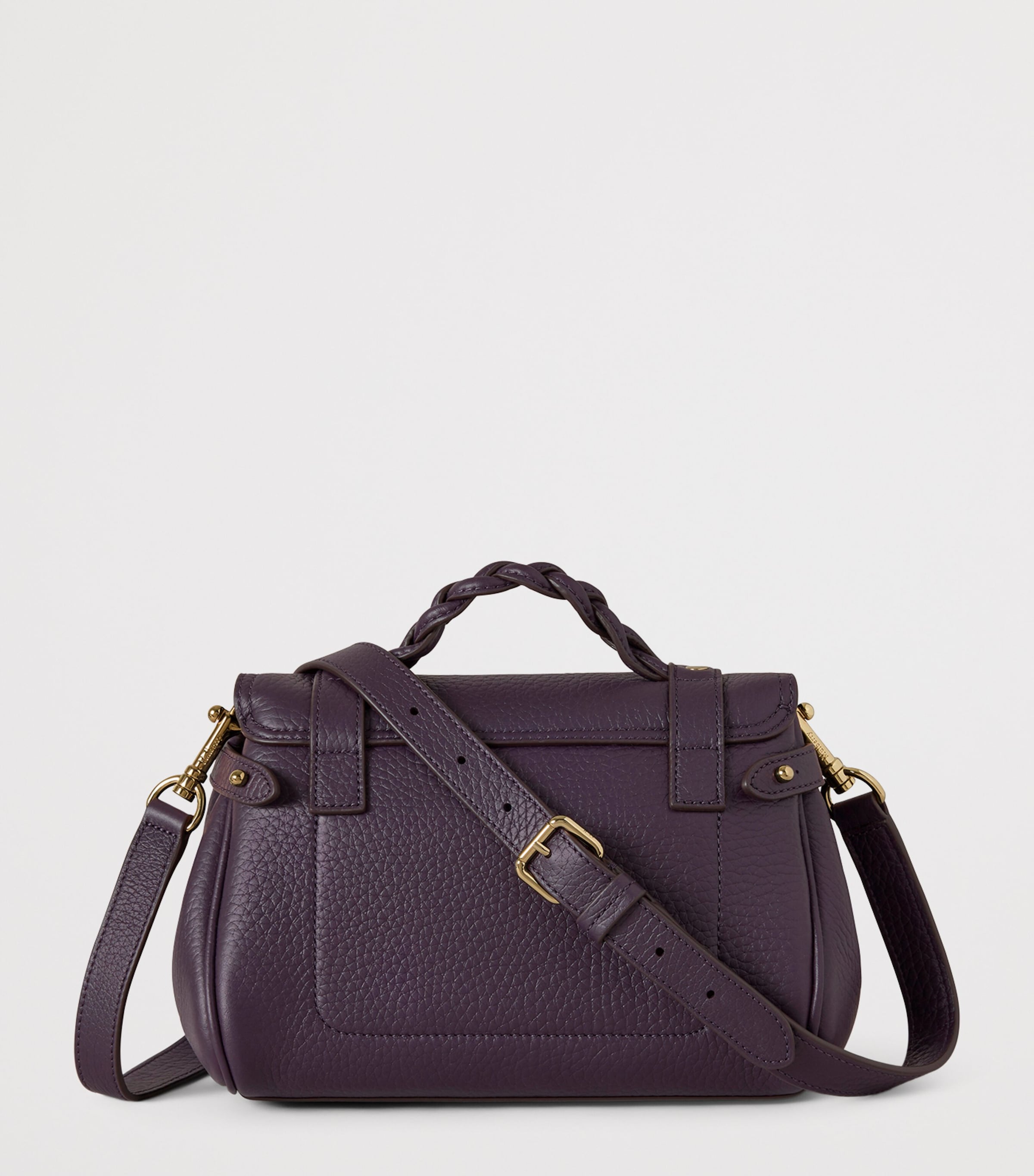Mini Leather Alexa Cross-Body Bag DEEP AUBERGINE Image 2