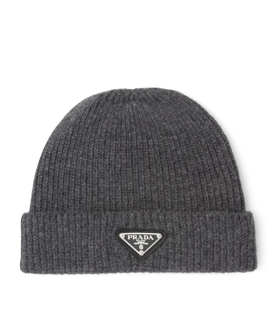 Wool-Cashmere Triangle Beanie F0480 Image 1