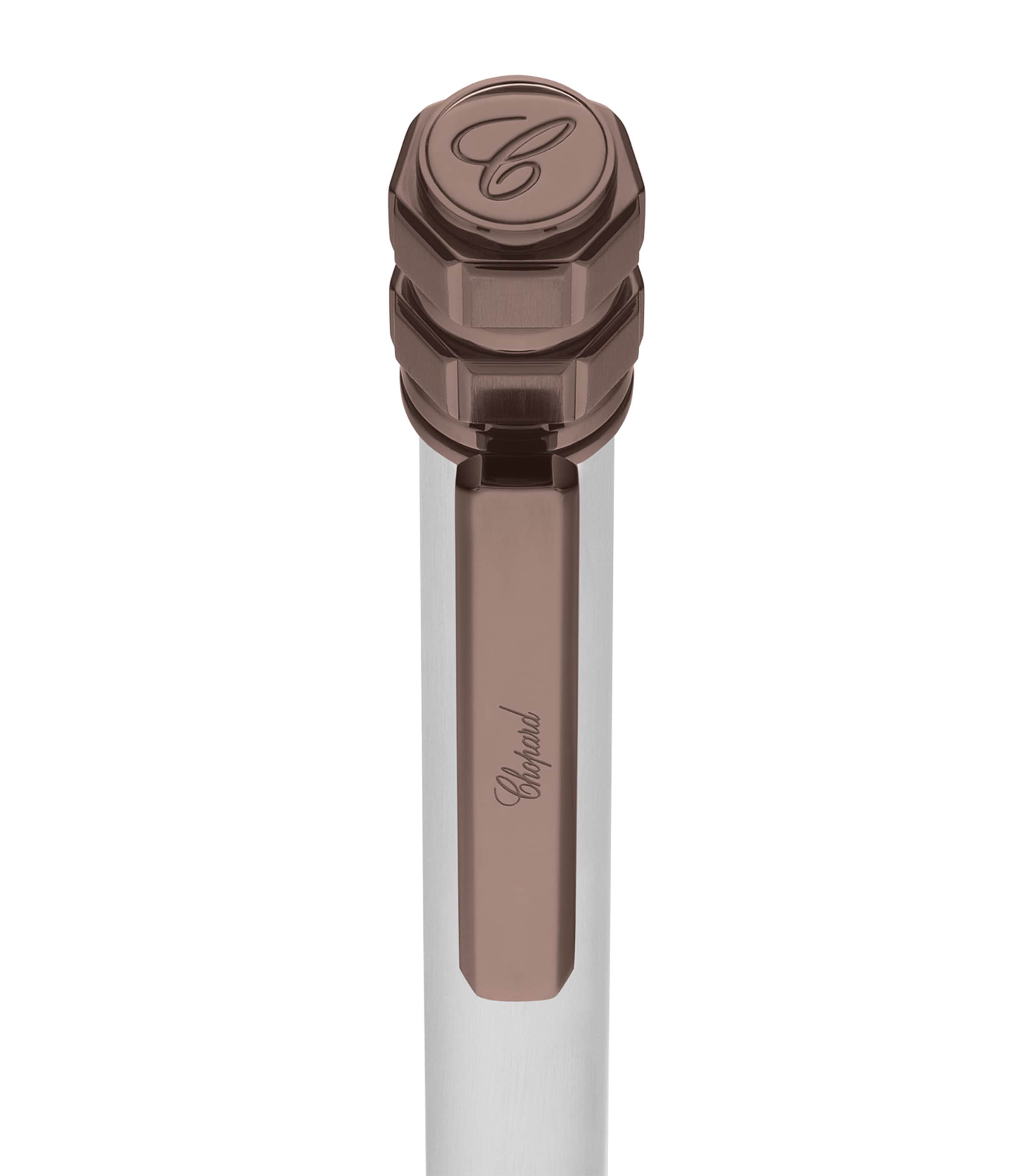 Chopard Ice Cube Ballpoint Pen Silver & Bronze Image 2