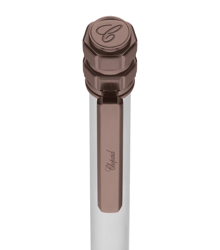 Chopard Ice Cube Ballpoint Pen Silver & Bronze Image 2