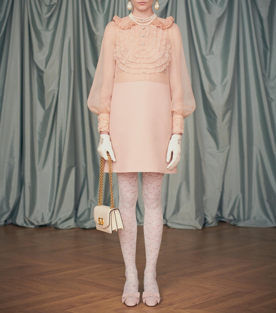 Small Leather Vain Shoulder Bag REN Image 7