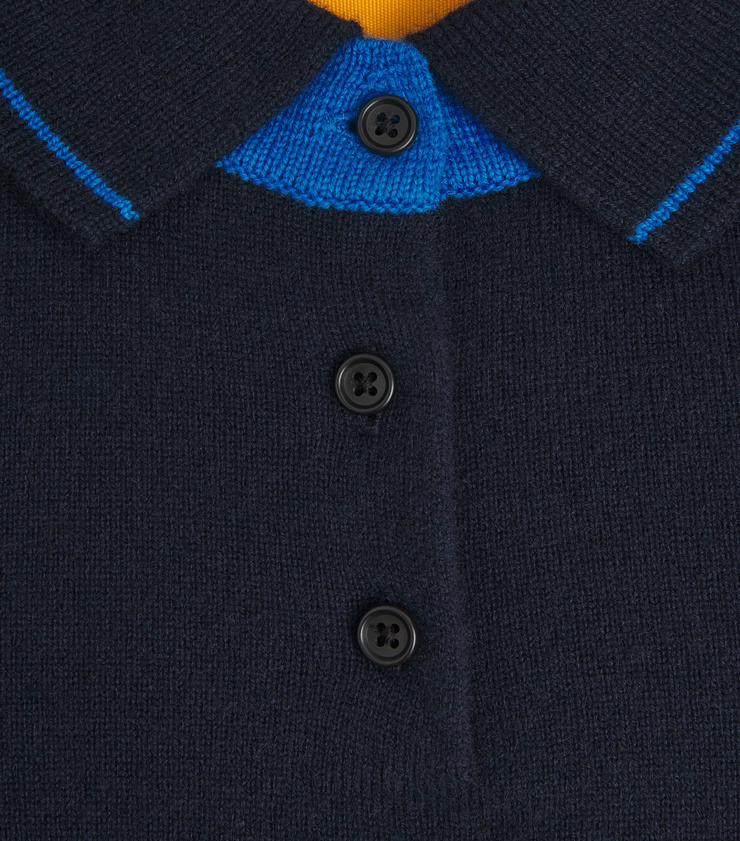 Cashmere Alpine Polo Sweater MIDNIGHT COMBO Image 5