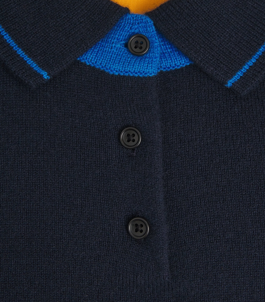 Cashmere Alpine Polo Sweater MIDNIGHT COMBO Image 5