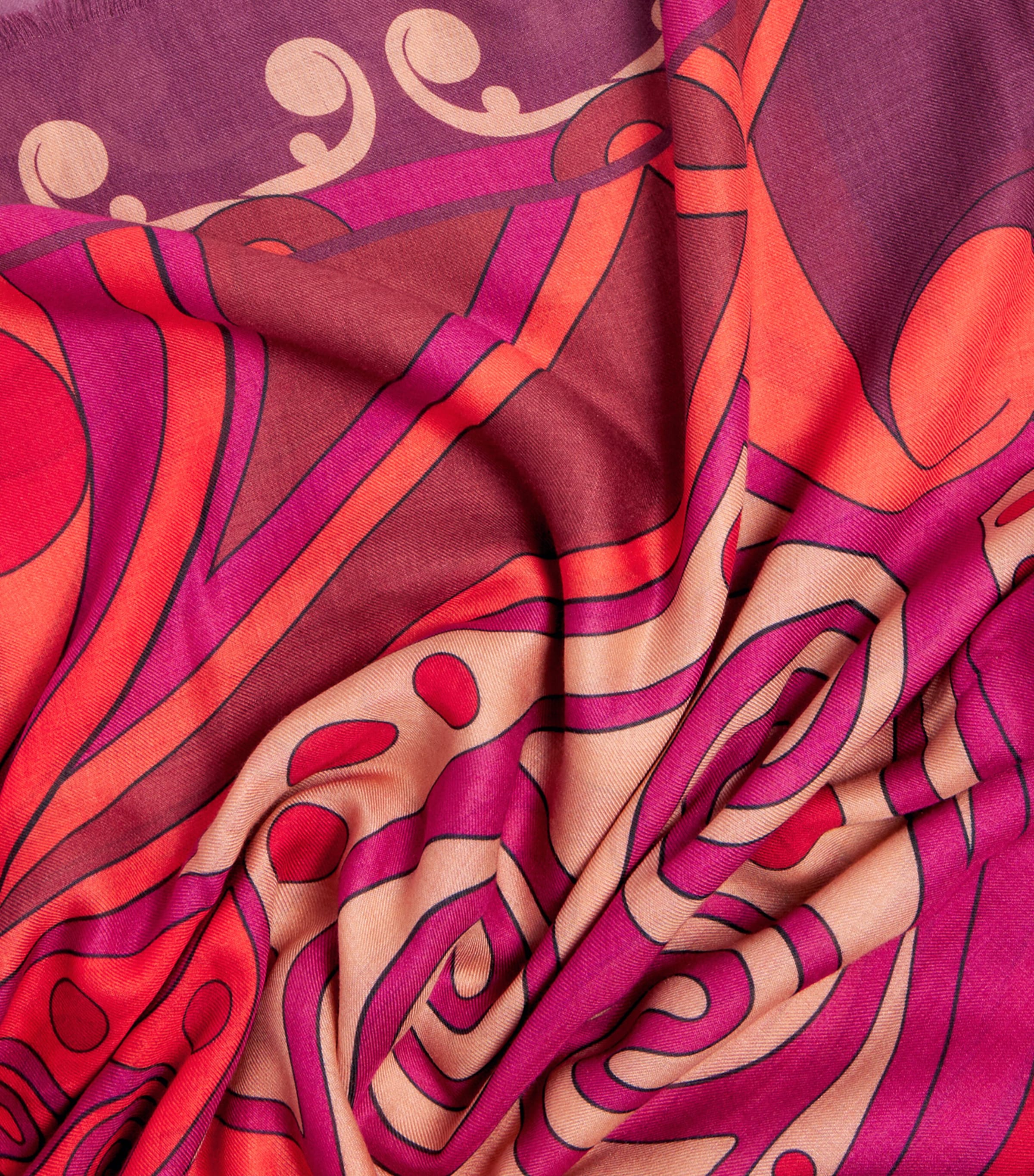 La Doublej Printed Scarf Alchemy Placee Image 4
