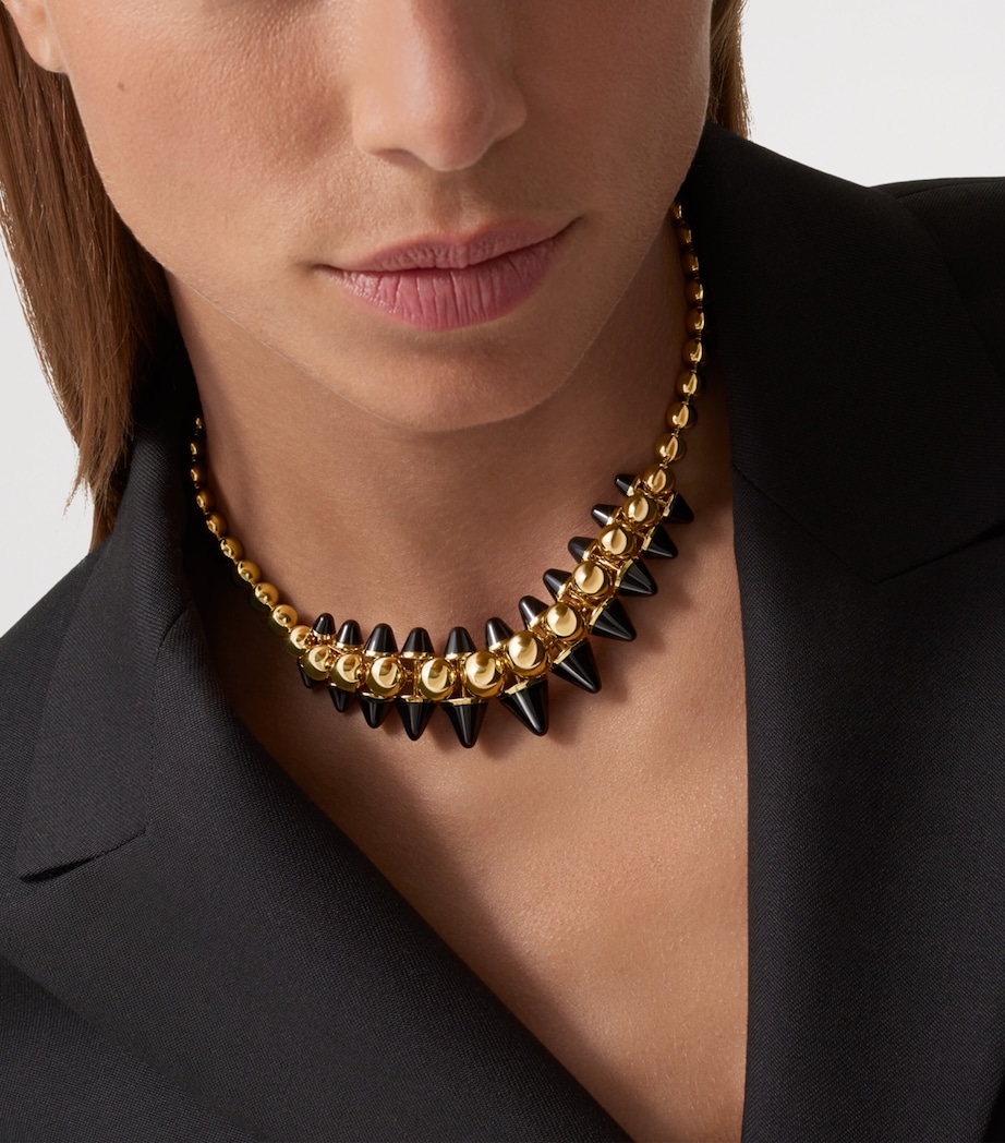 Cartier Extra Large Yellow Gold and Onyx Clash de Cartier Flexible Necklace Yellow Gold Image 2
