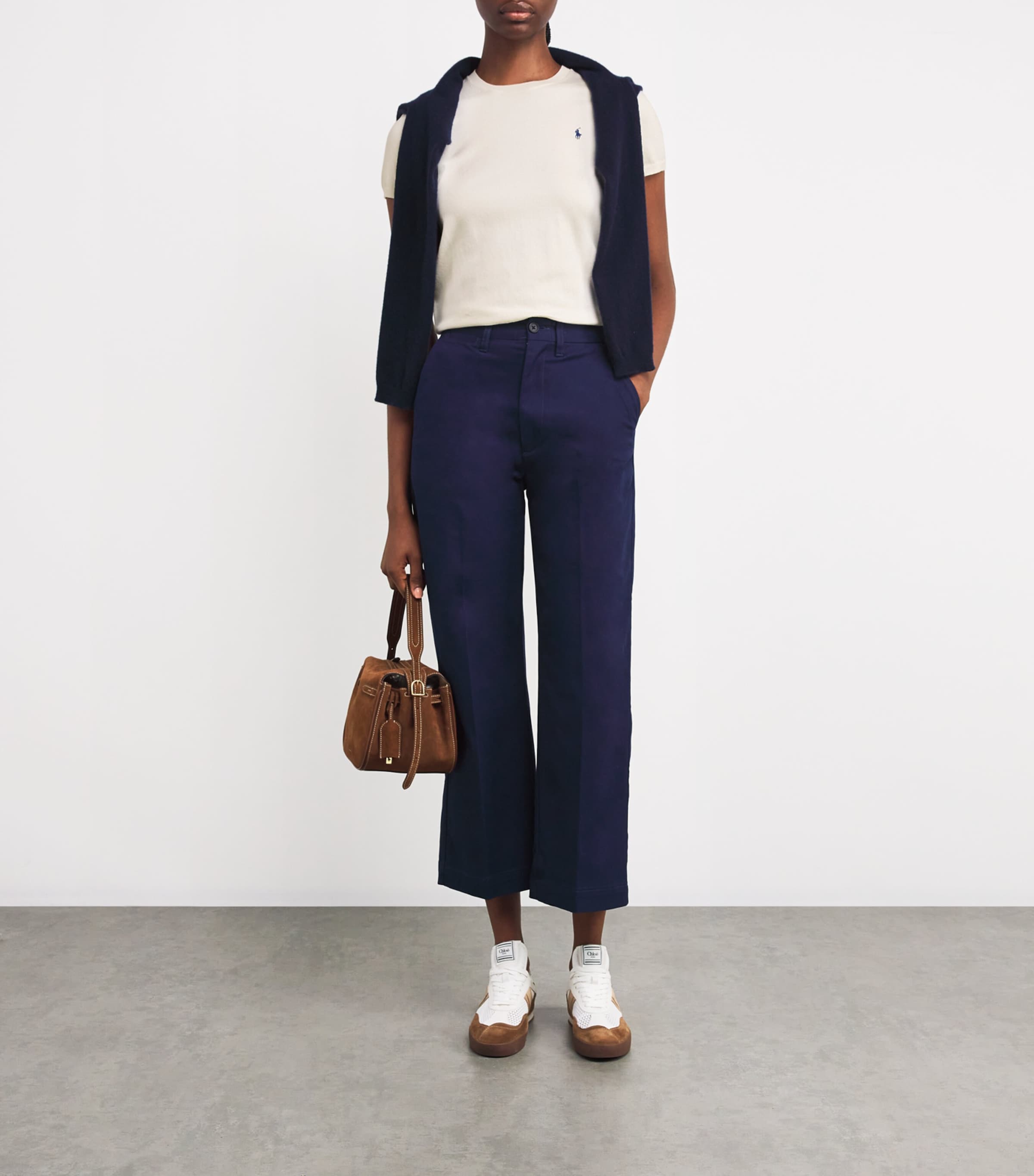 Cotton-Blend Short-Sleeve Sweater COLLECTION CREAM Image 2