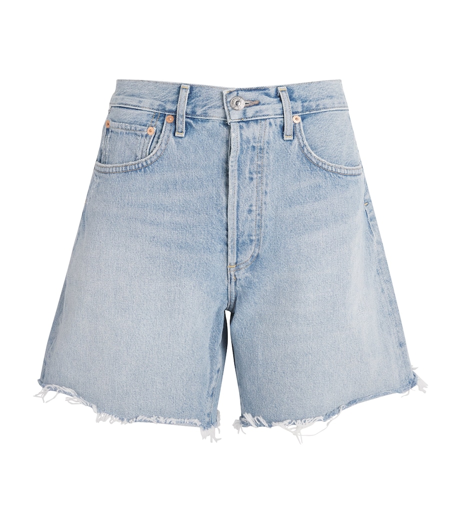 Citizens of Humanity Womens Marlow Denim Shorts Theatre Lt Indigo Image 1