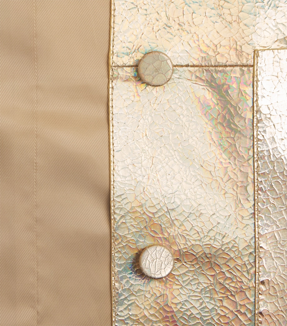 Suede Metallic Jacket HALO YELLOW METALLIC Image 5