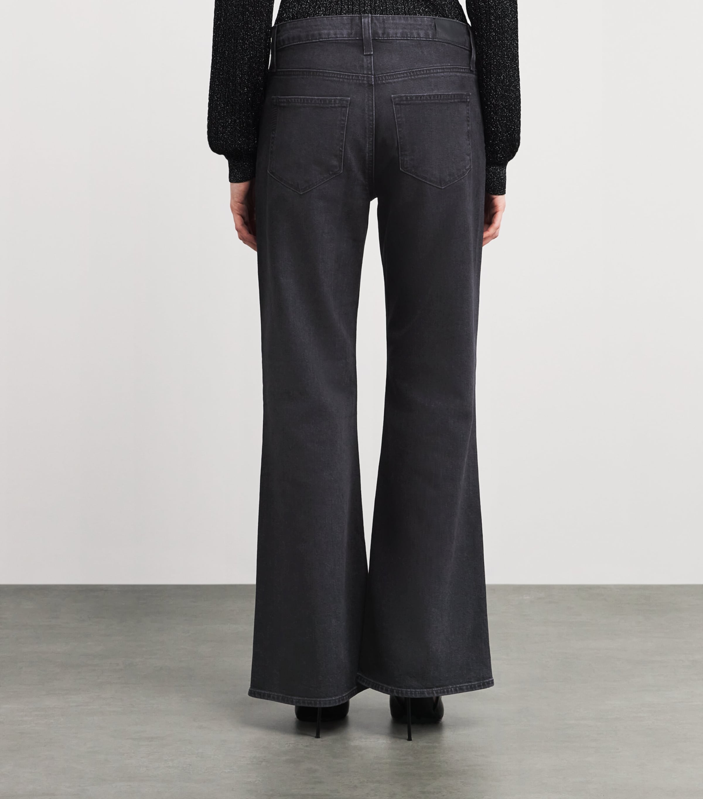 Sofia Flare Jeans SOLSTICE BLACK Image 4