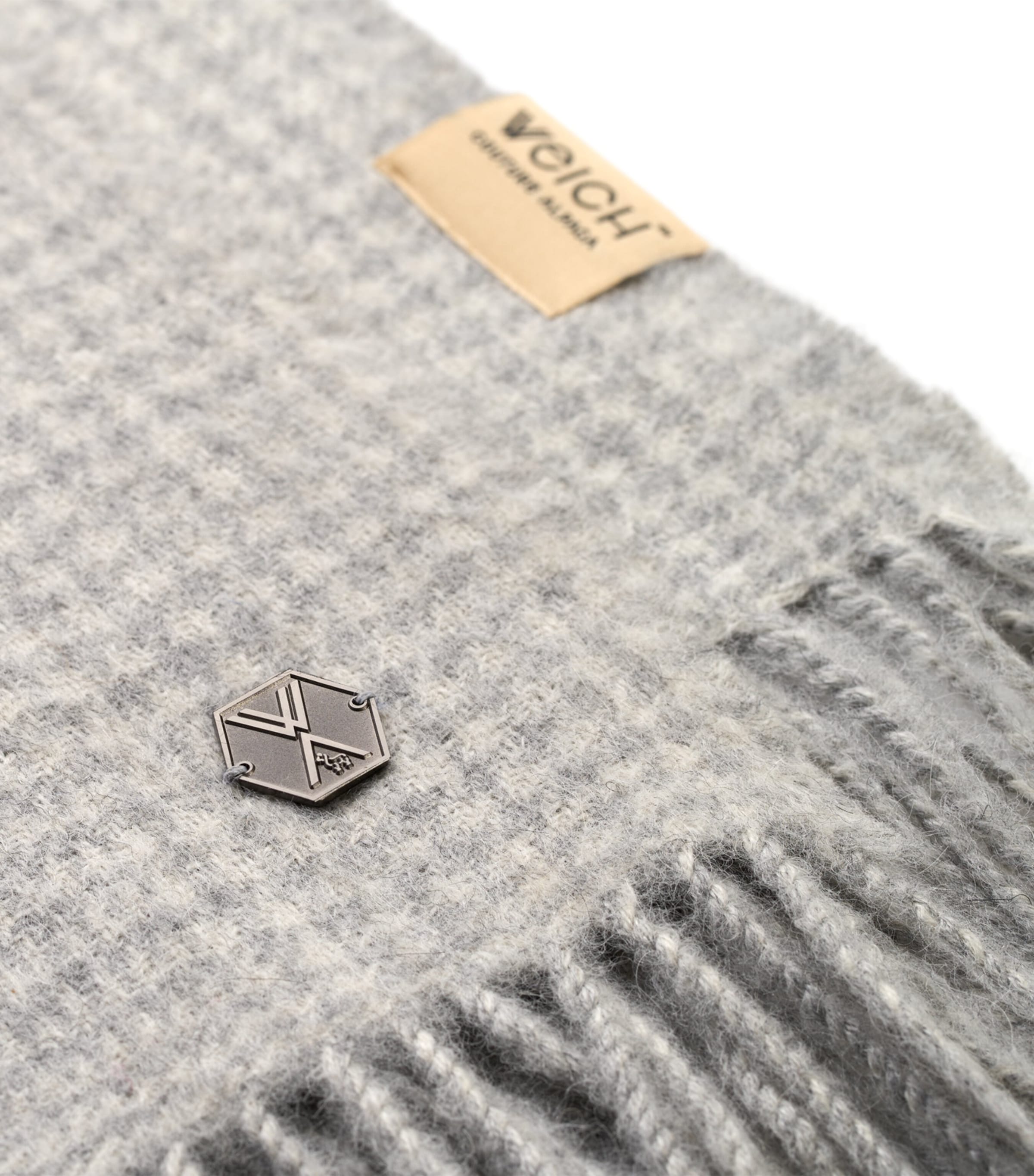 Plaid Matea Throw (200cm x 150 cm) GREY Image 3