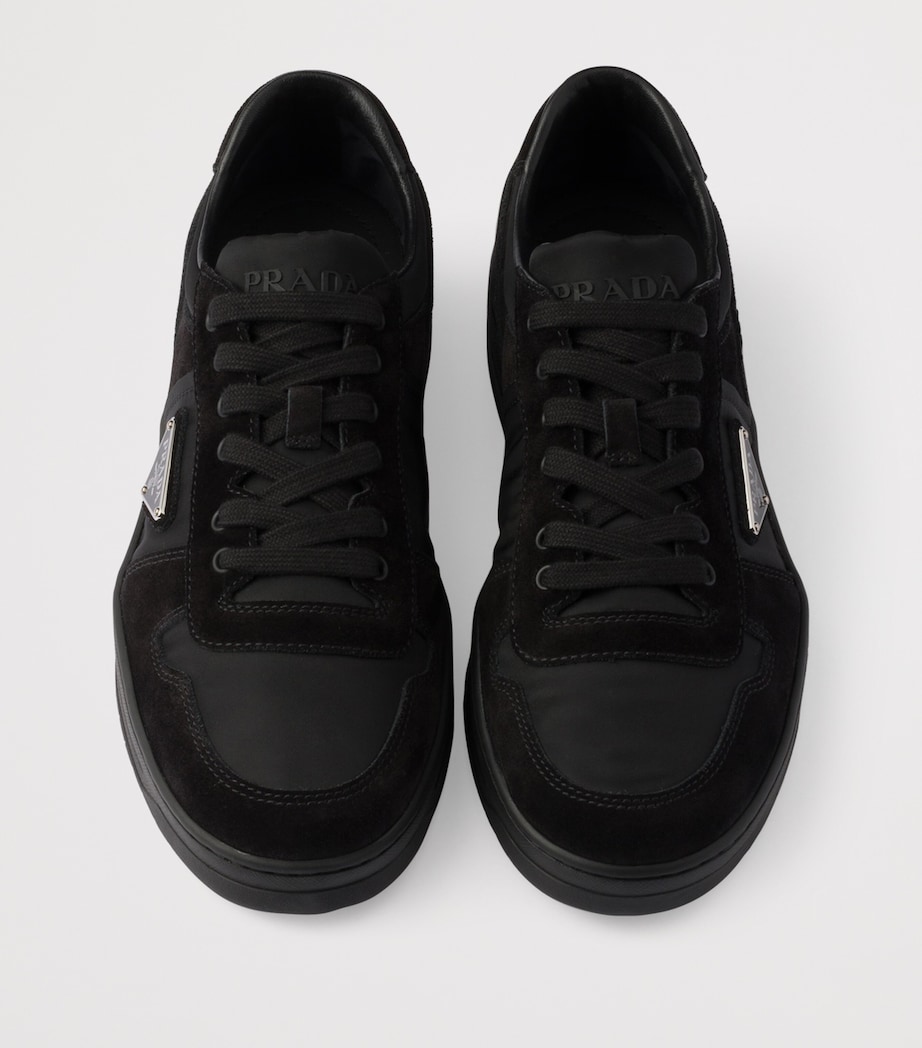 Suede and Re-Nylon Downtown Sneakers F0002 Image 4