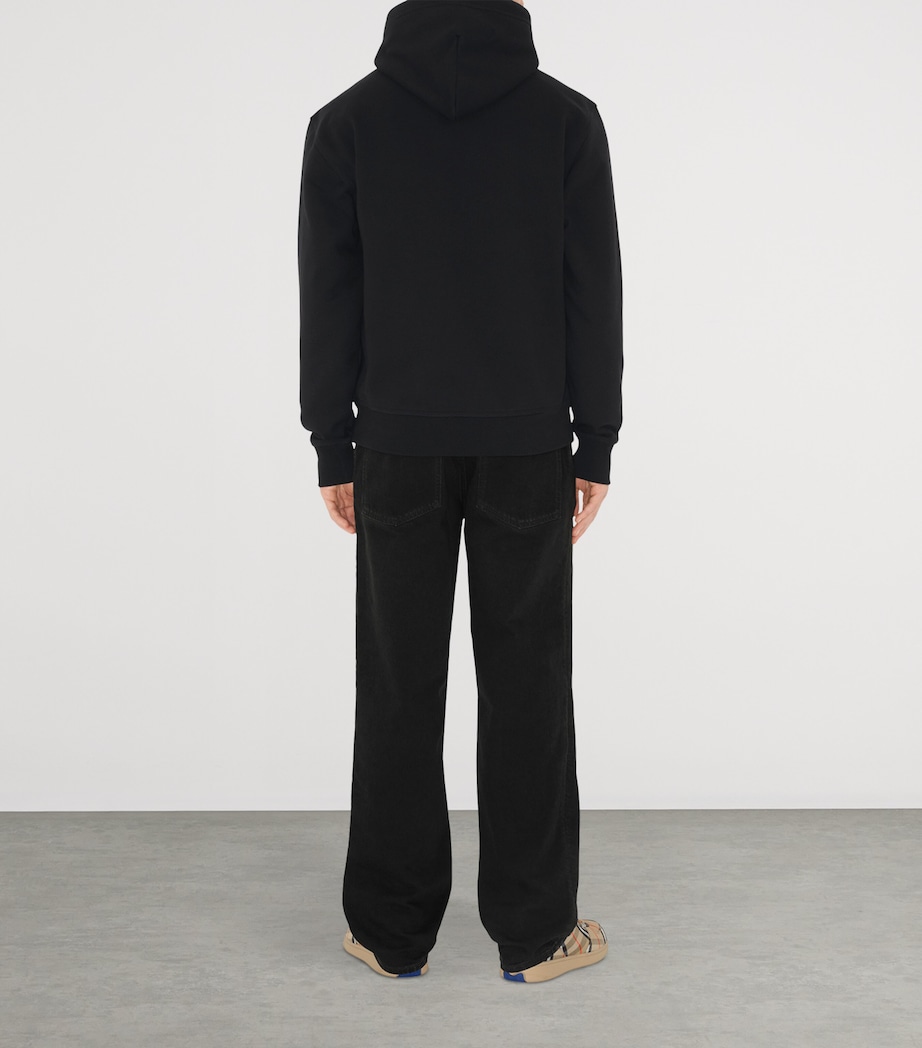 Check Label Hoodie BLACK Image 4