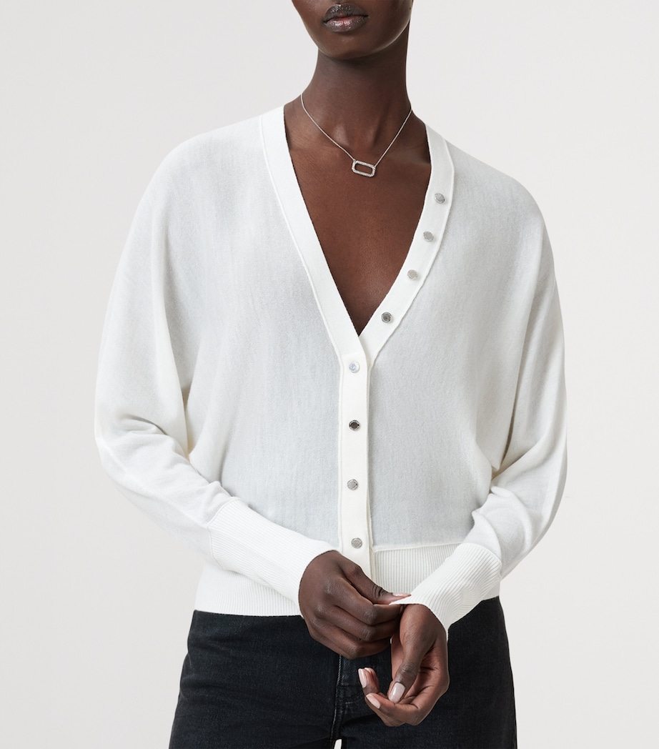 Wool Honor Cardigan CHALK WHITE Image 2