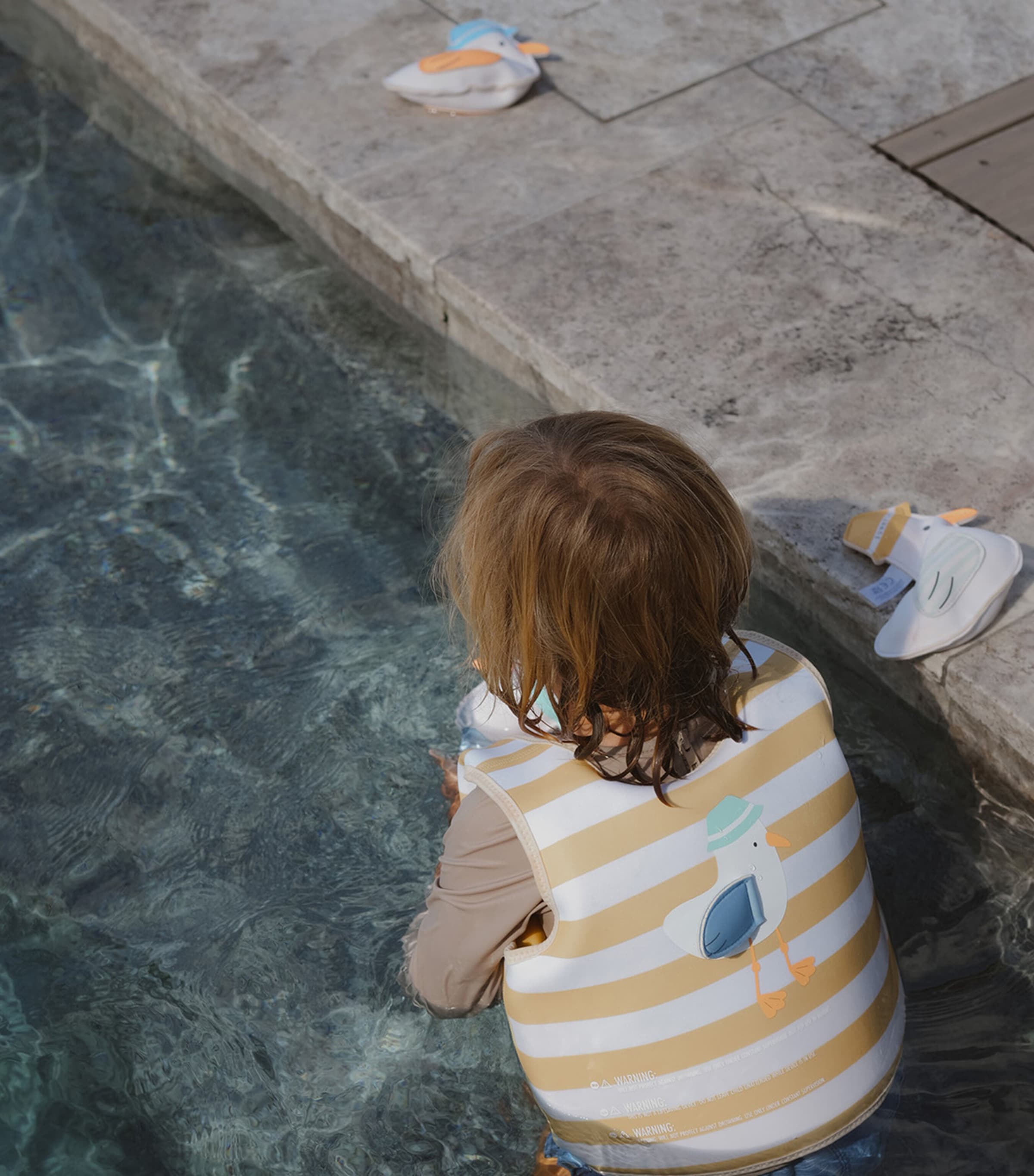 Sunnylife Kids Striped Sid the Seagull Swimming Vest (3-6 Years) Sid The Seagull Image 2