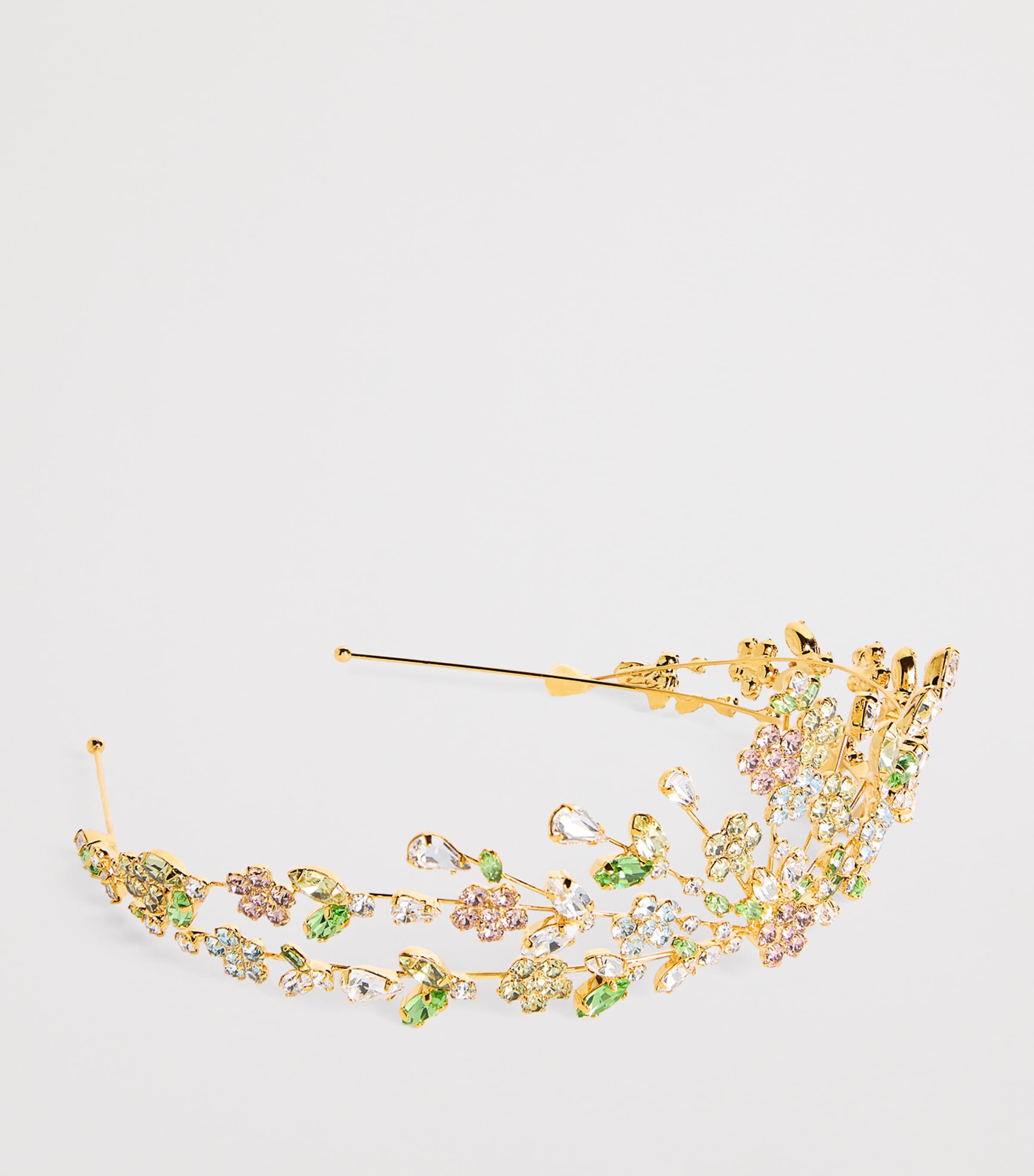 Jennifer Behr Gold-Plated Embellished Miriam Tiara Mutli Image 3