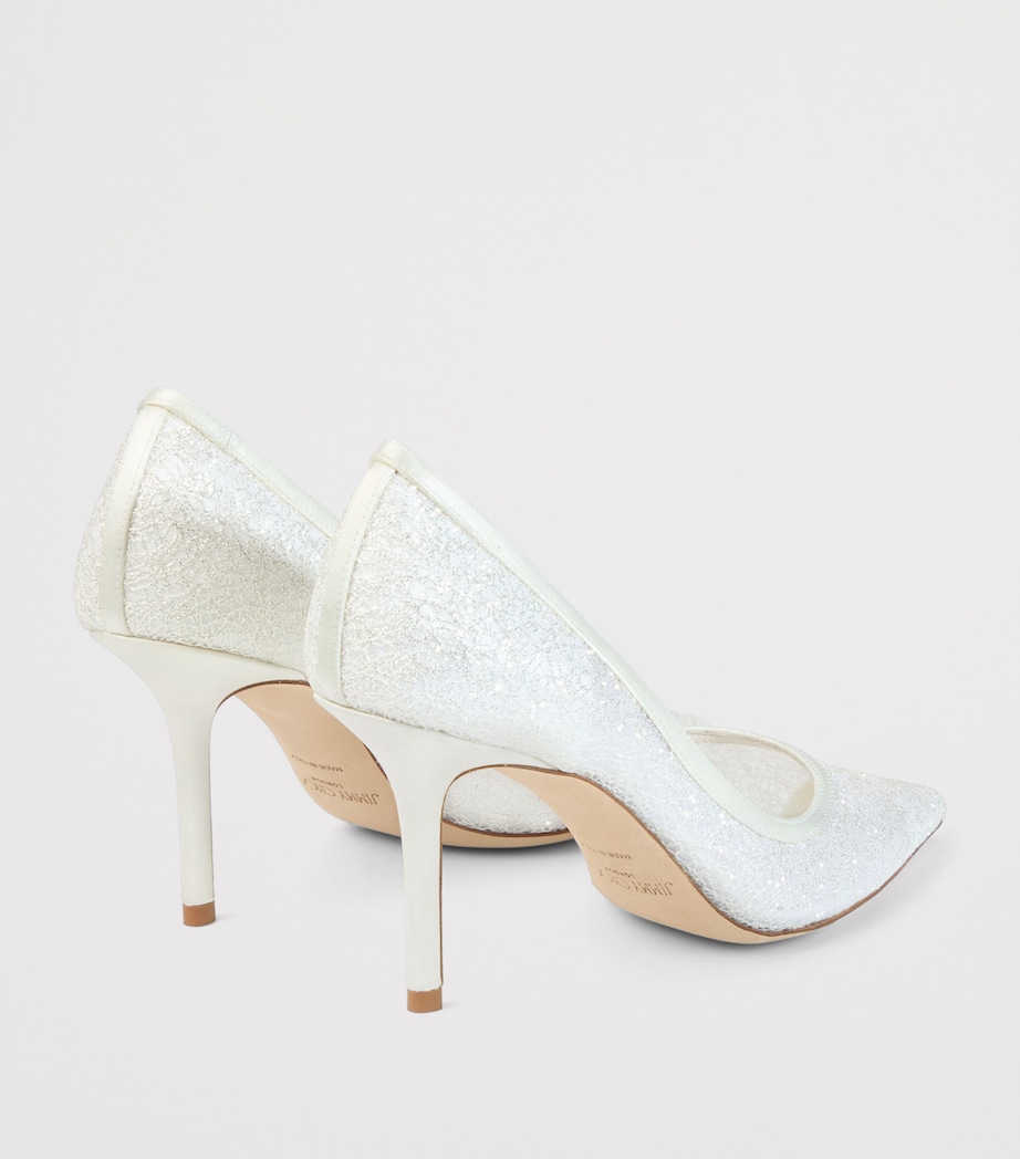Jimmy Choo Love 85 Lace Heels Ivory Image 3