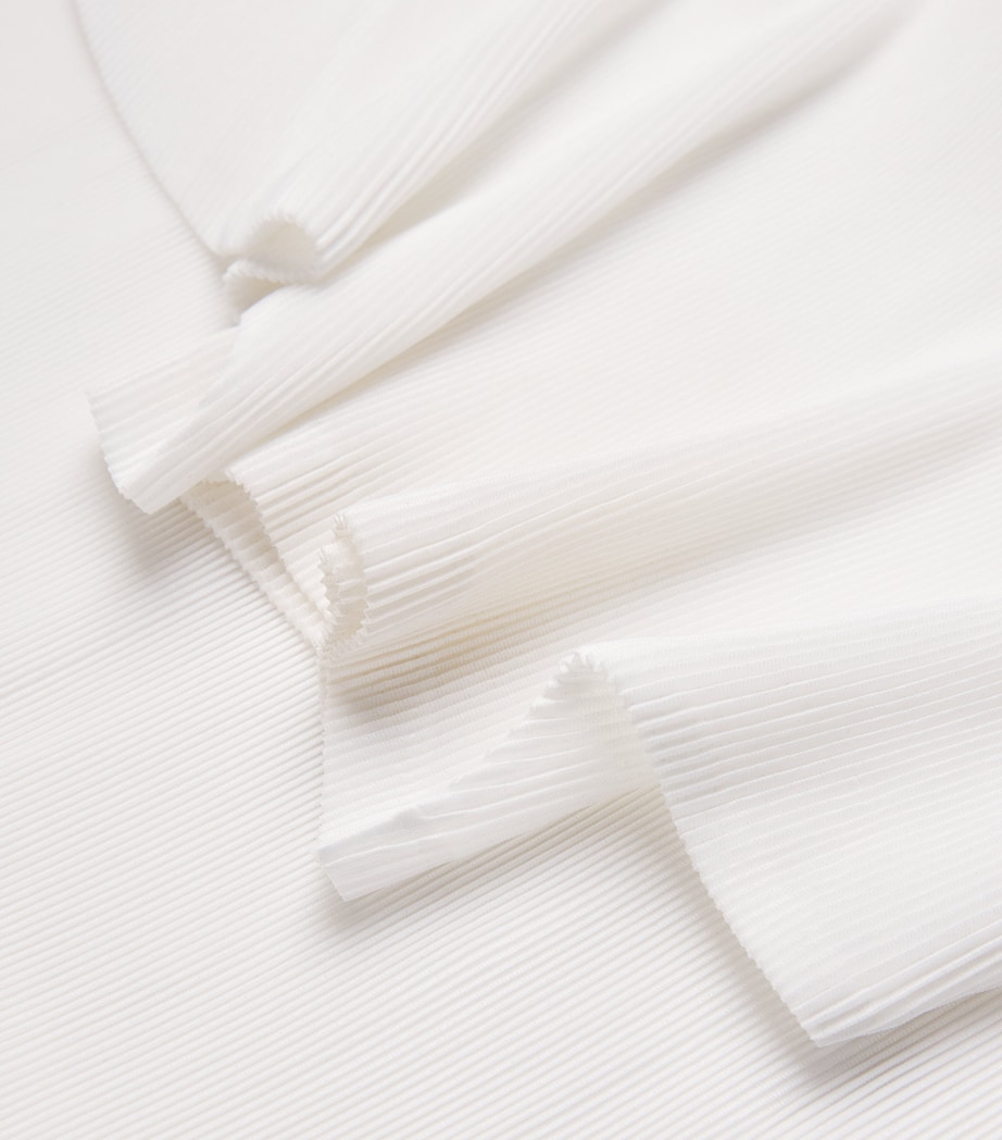 Pleats Please Issey Miyake Womens High-Neck Mist Basics T-Shirt Image 6
