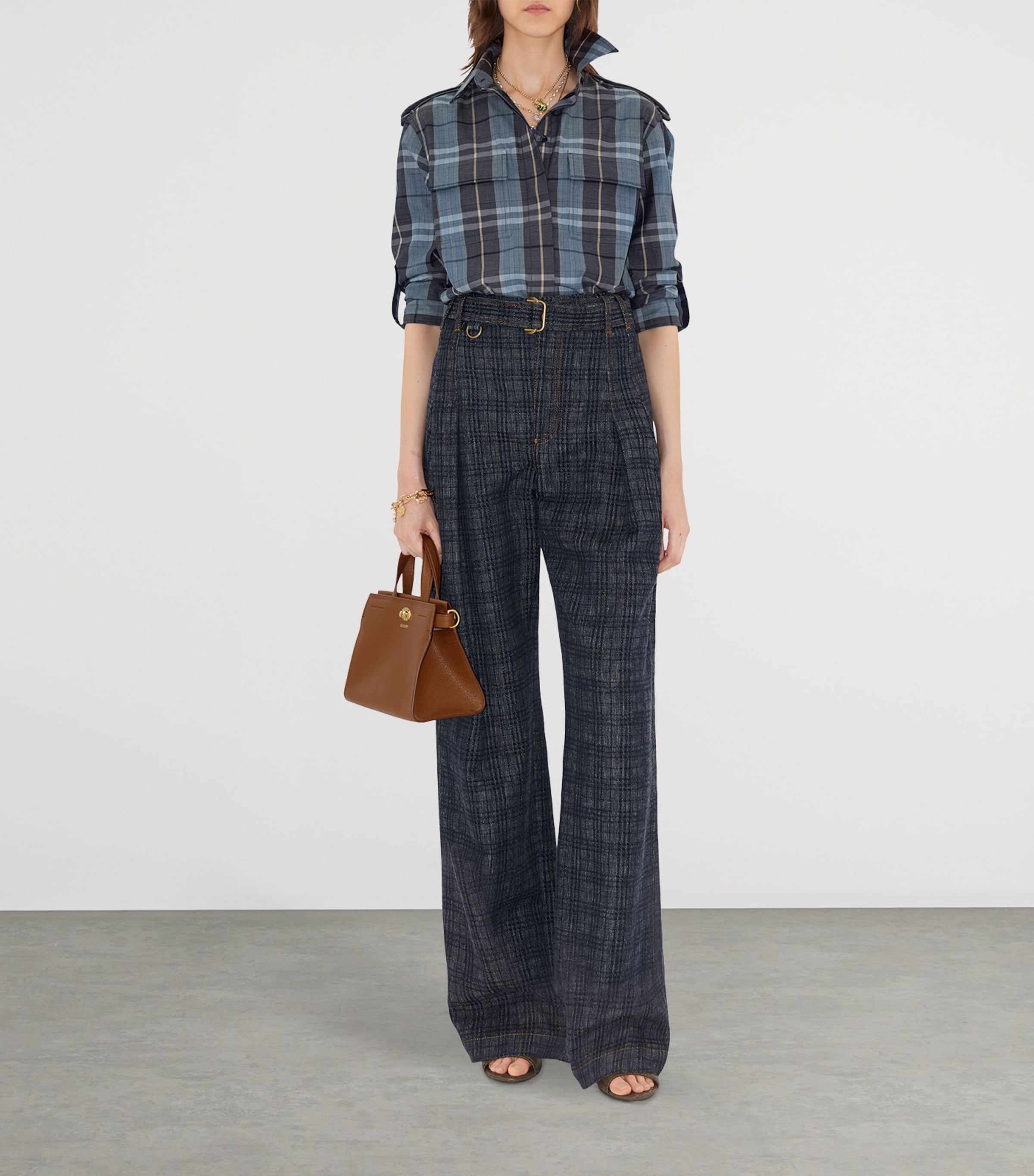 Mini Calfskin Cotswolds Tote Bag HAZEL Image 2