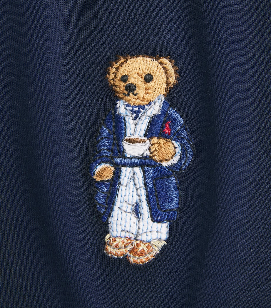 Polo Ralph Lauren Mens Stretch-Cotton Polo Bear Trunks Cruise Navy Bear Image 5