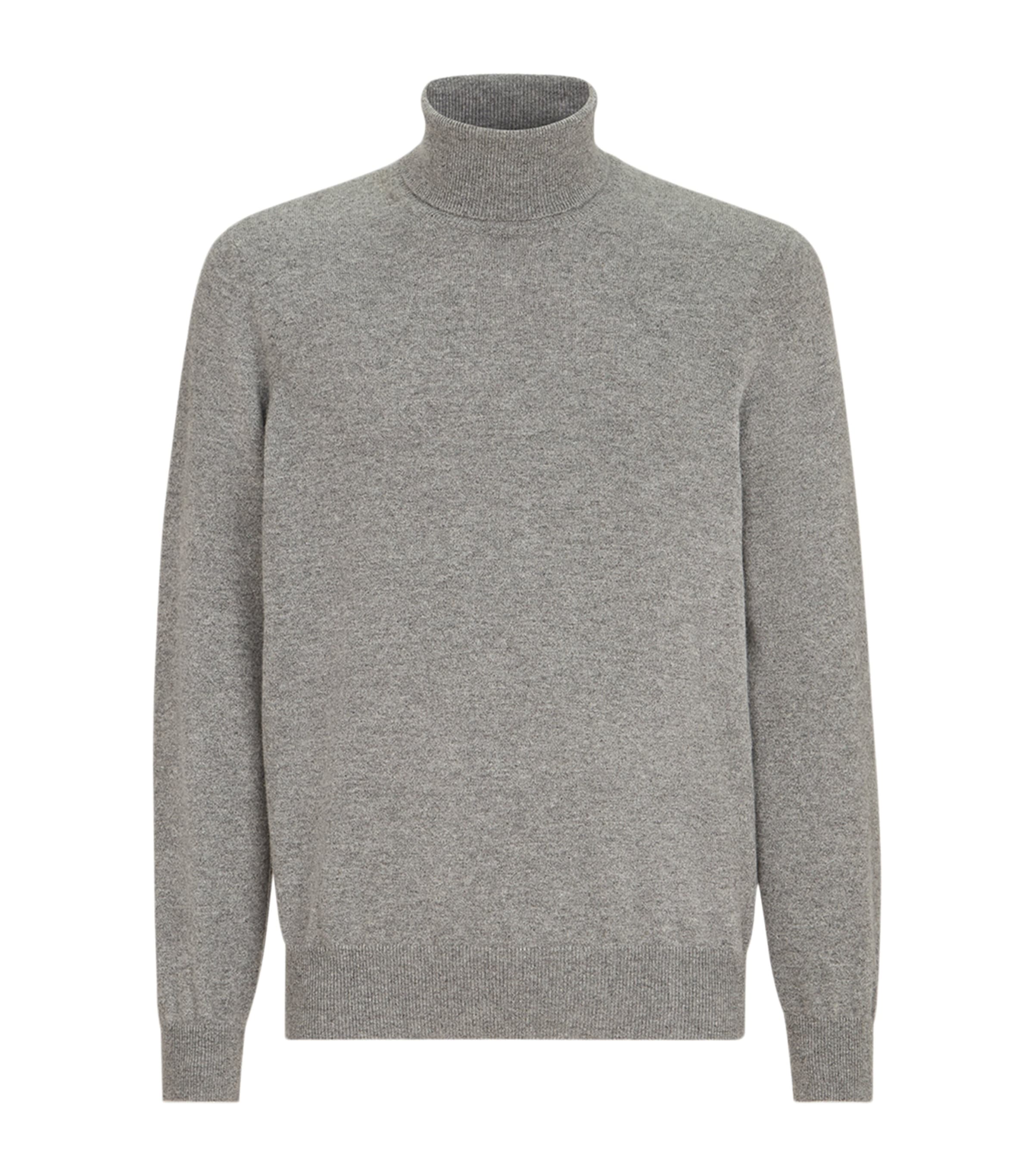 Brunello Cucinelli Mens Cashmere Rollneck Sweater Image 1