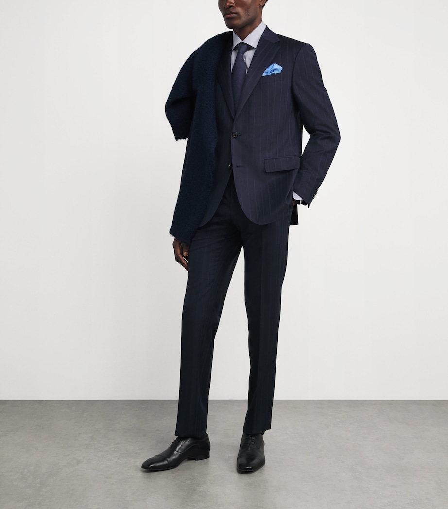 Cotton Fine Twill Check Shirt LIGHT PURPLE Image 2