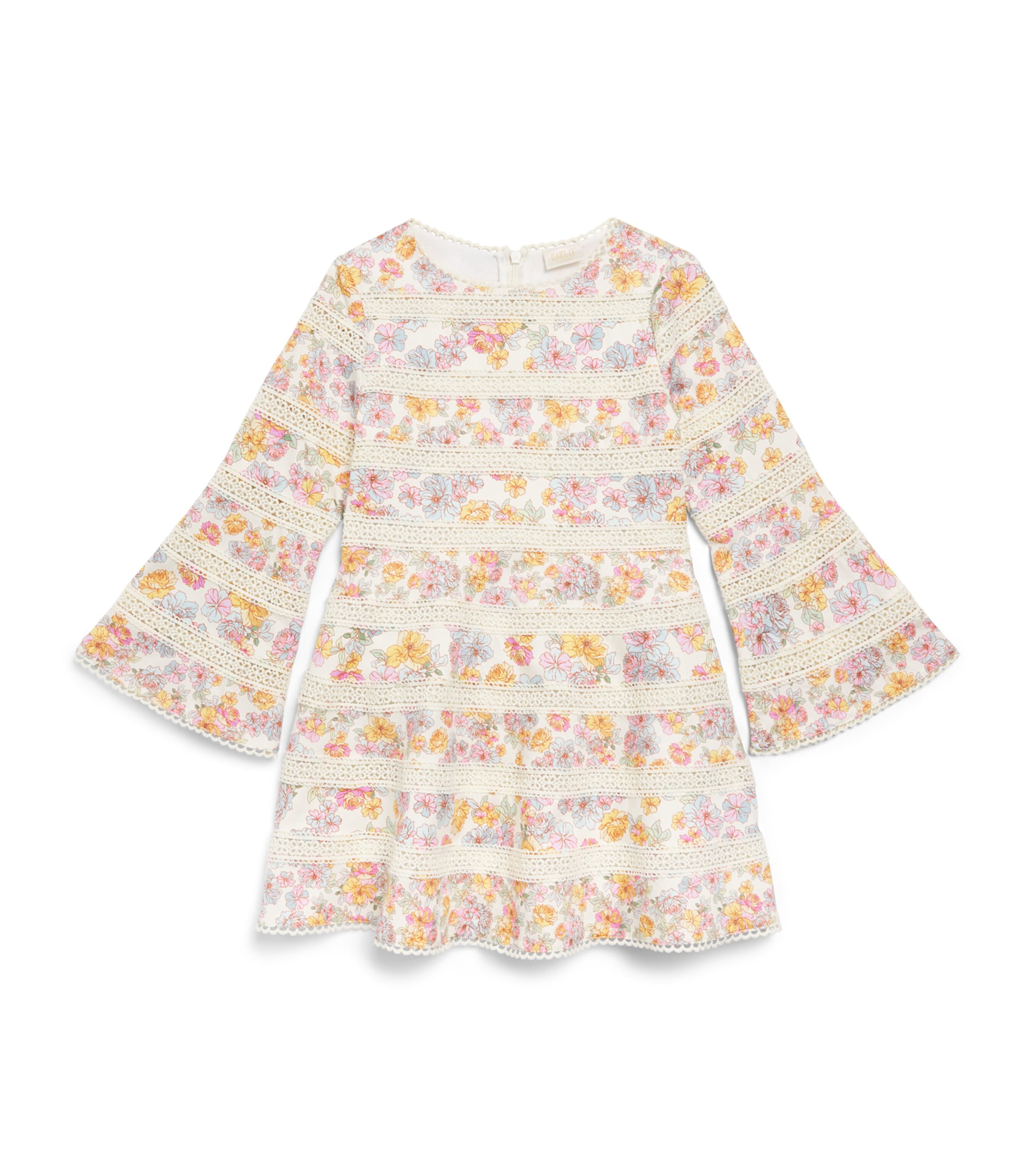 MARLO Cotton Floral Posie Dress (3-14 Years) Floral Image 1