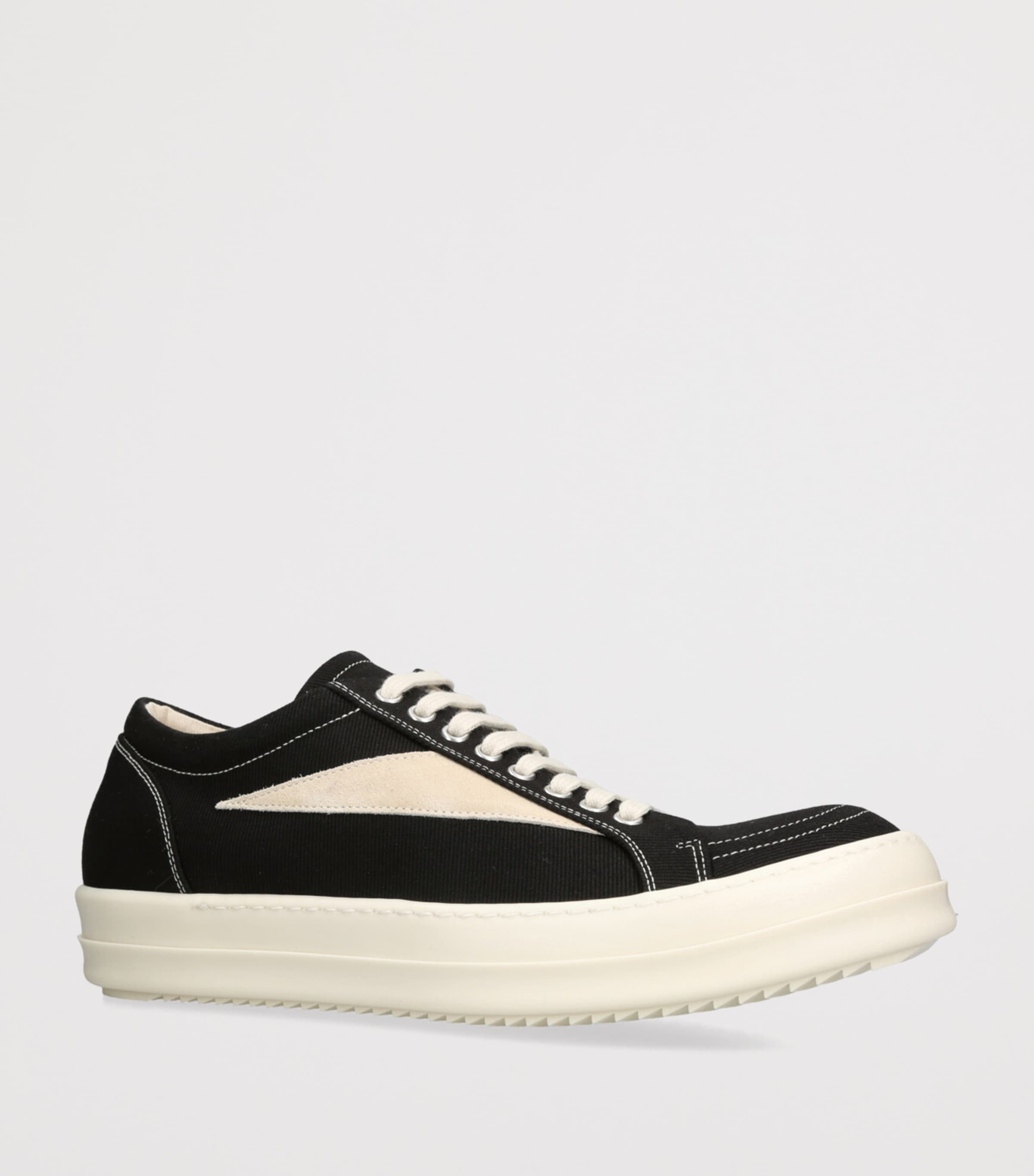 Rick Owens DRKSHDW Denim Vintage Sneakers Black/comb Image 3