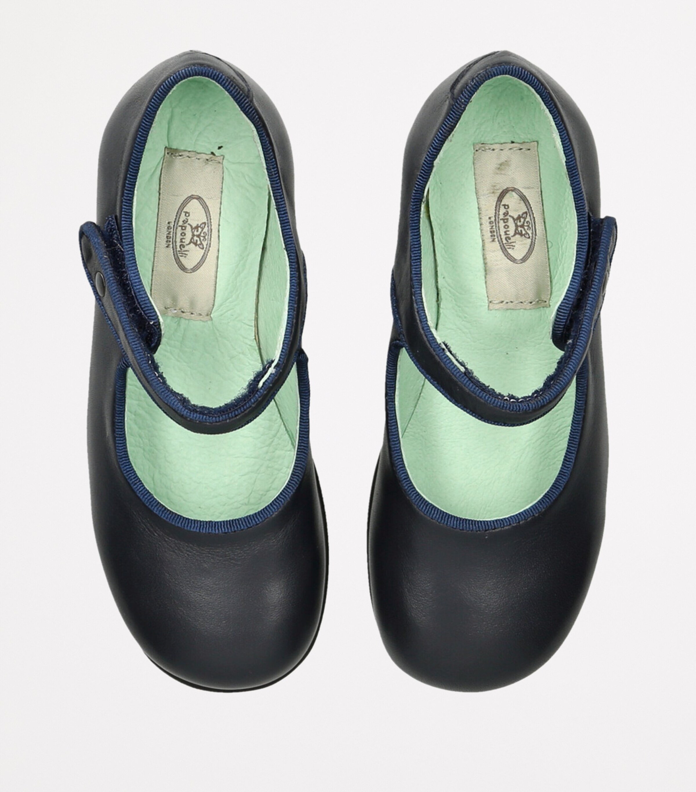 Leather Maud Mary Janes NAVY Image 4